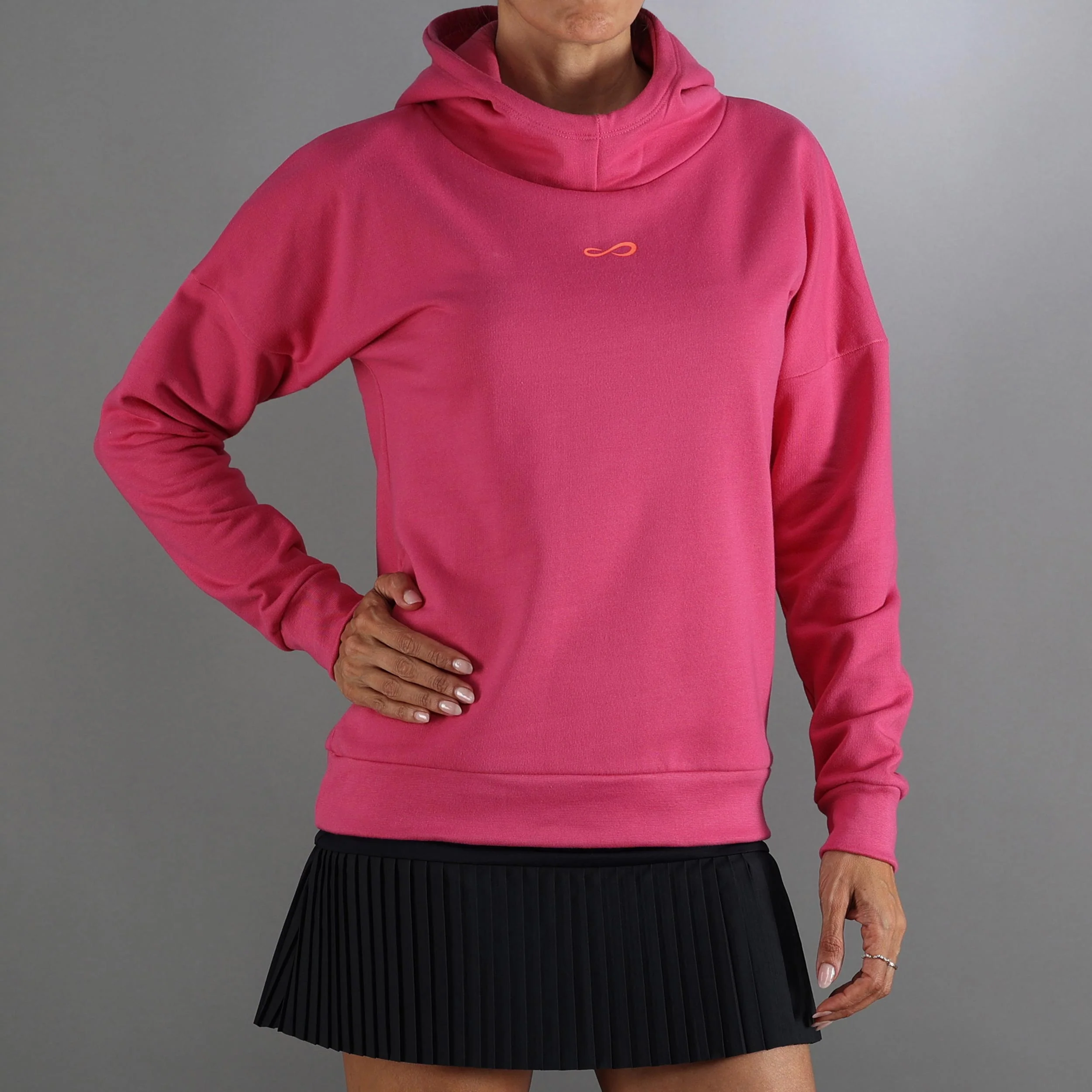 Hollow Hoody Damen-Pink - Image 3
