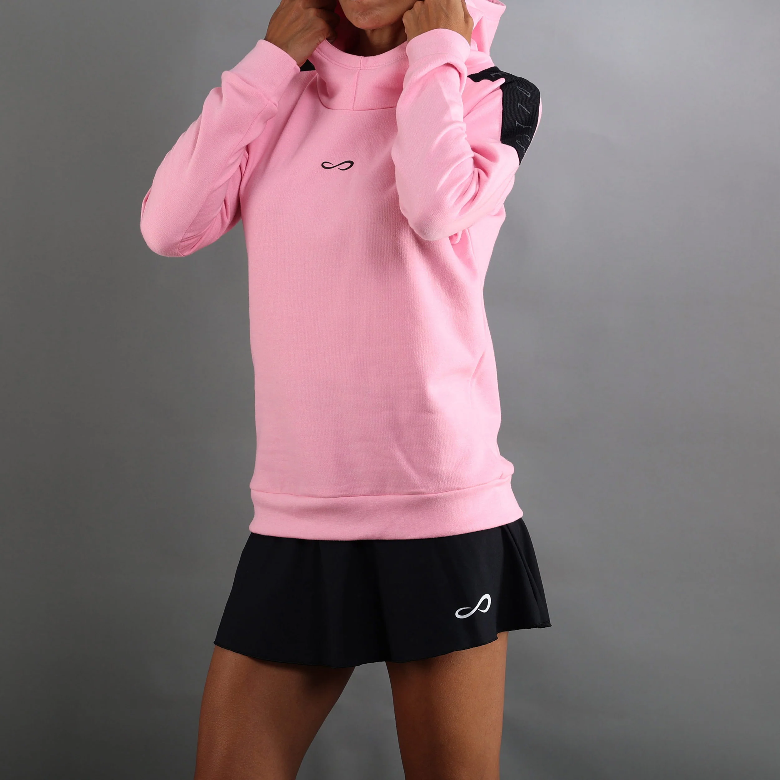 Hollow Ii Hoody Damen-Pink,Weiß - Image 4