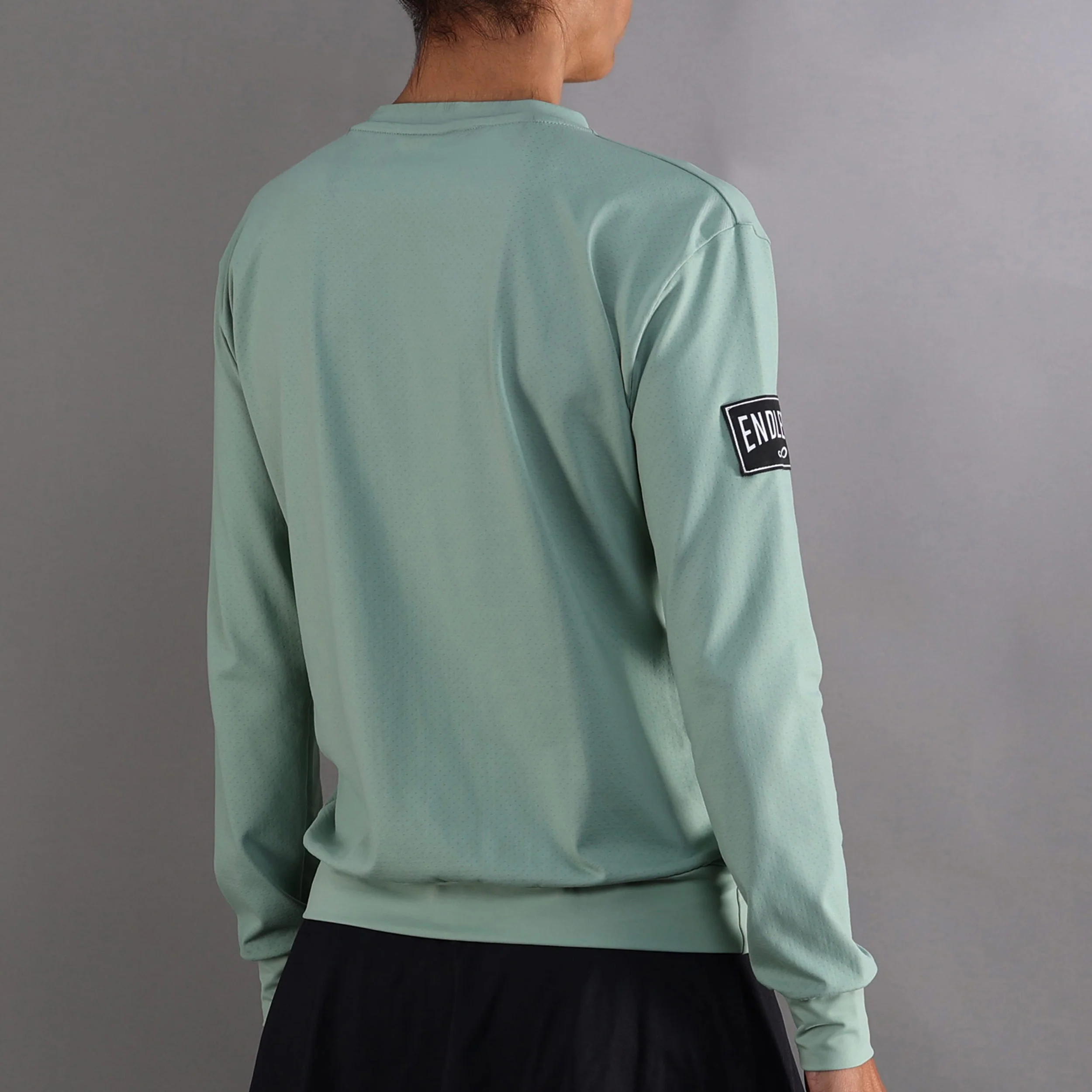 Inner Tech Sweatshirt Damen-Grün,Dunkelblau - Image 2