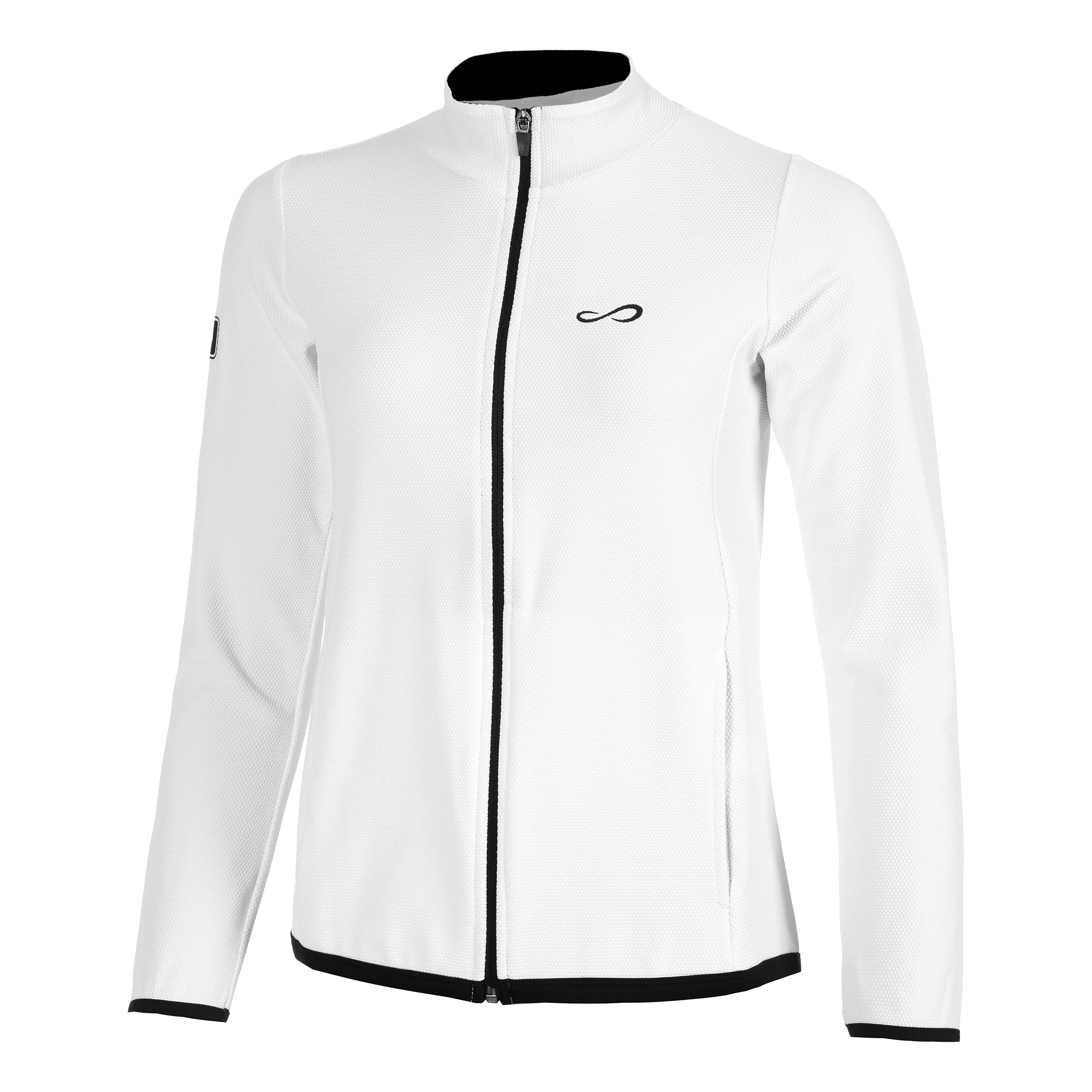 Lithe Trainingsjacke Damen - weiß,