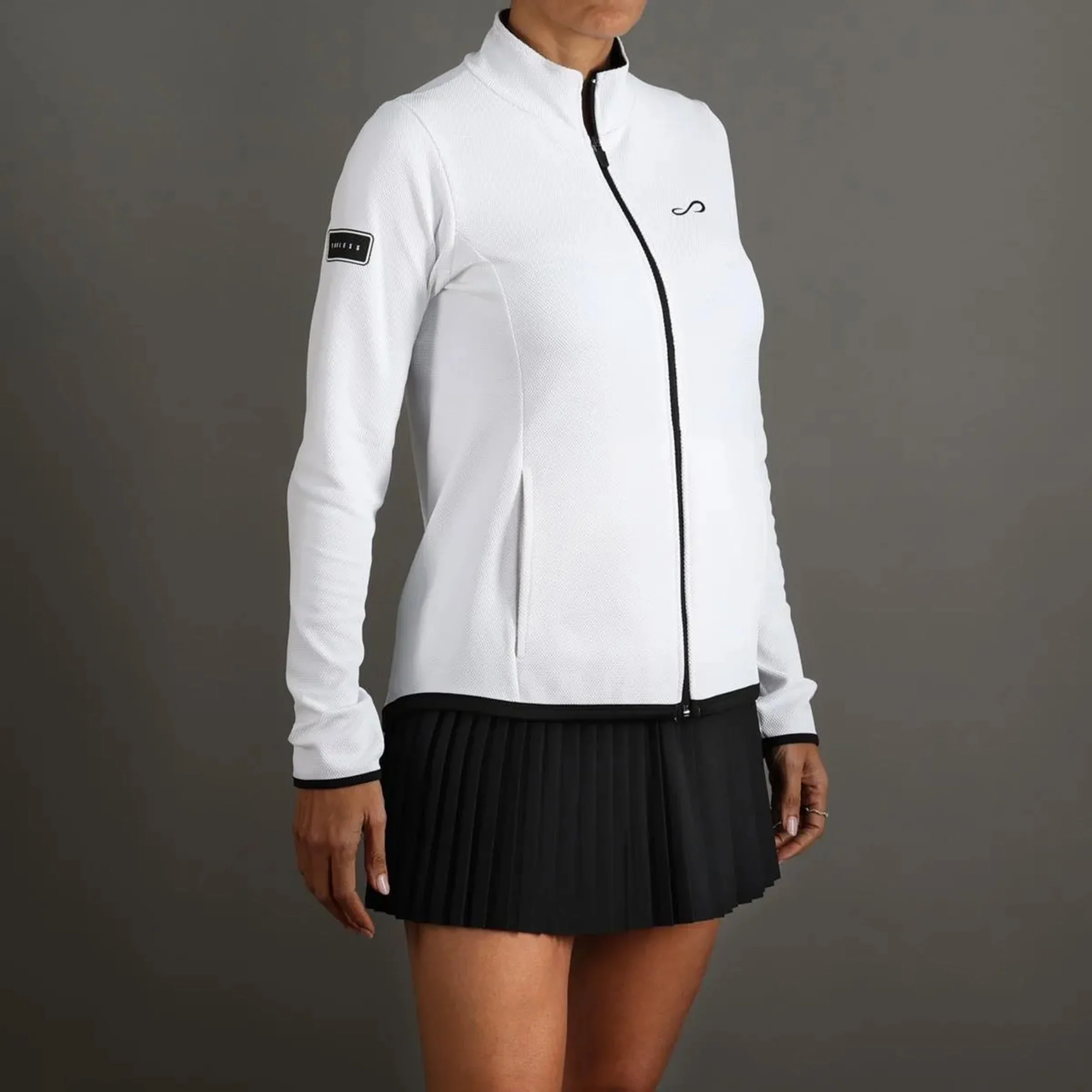 Lithe Trainingsjacke Damen - weiß, - Image 6