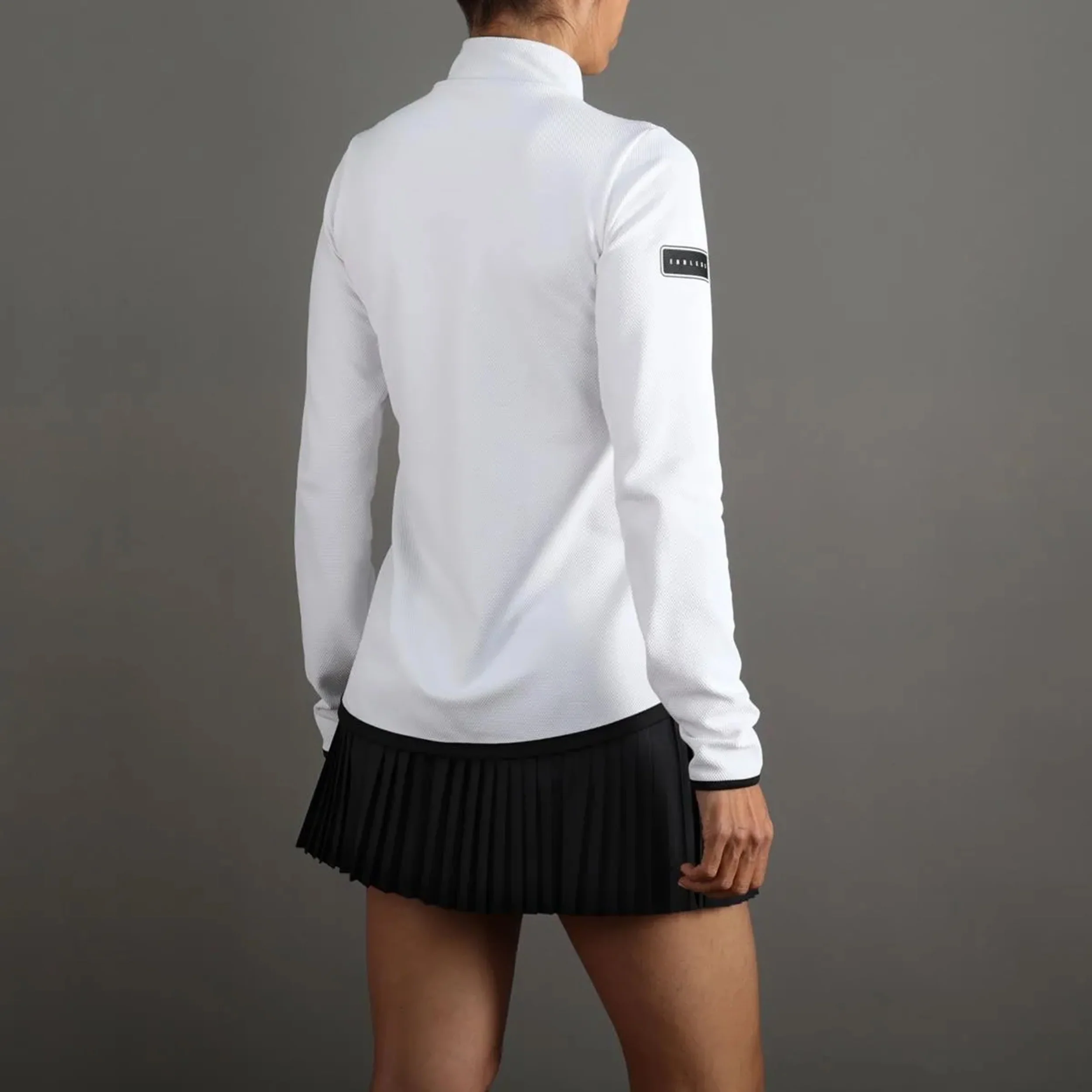 Lithe Trainingsjacke Damen - weiß, - Image 7