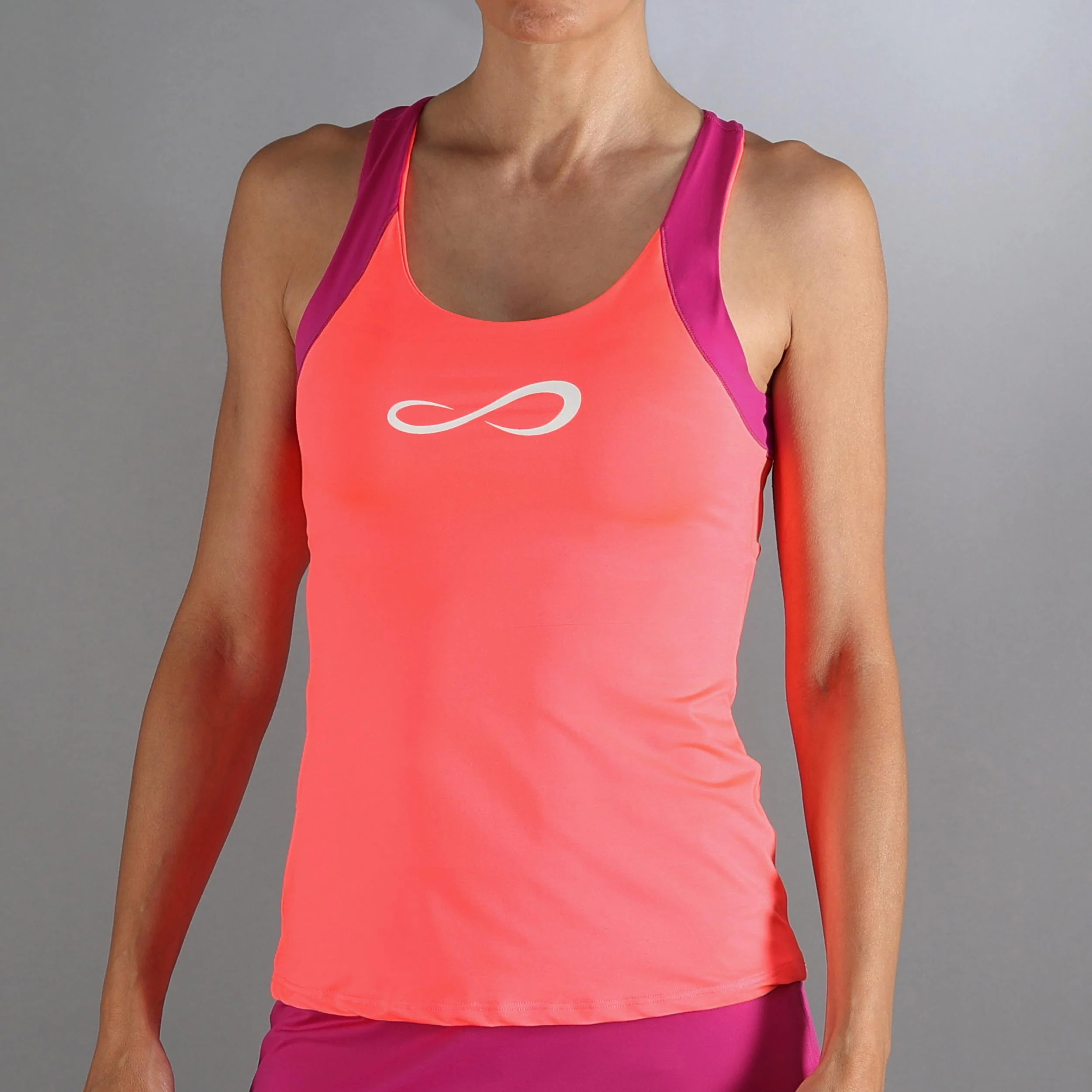Race Tank-Top Damen-Koralle - Image 3