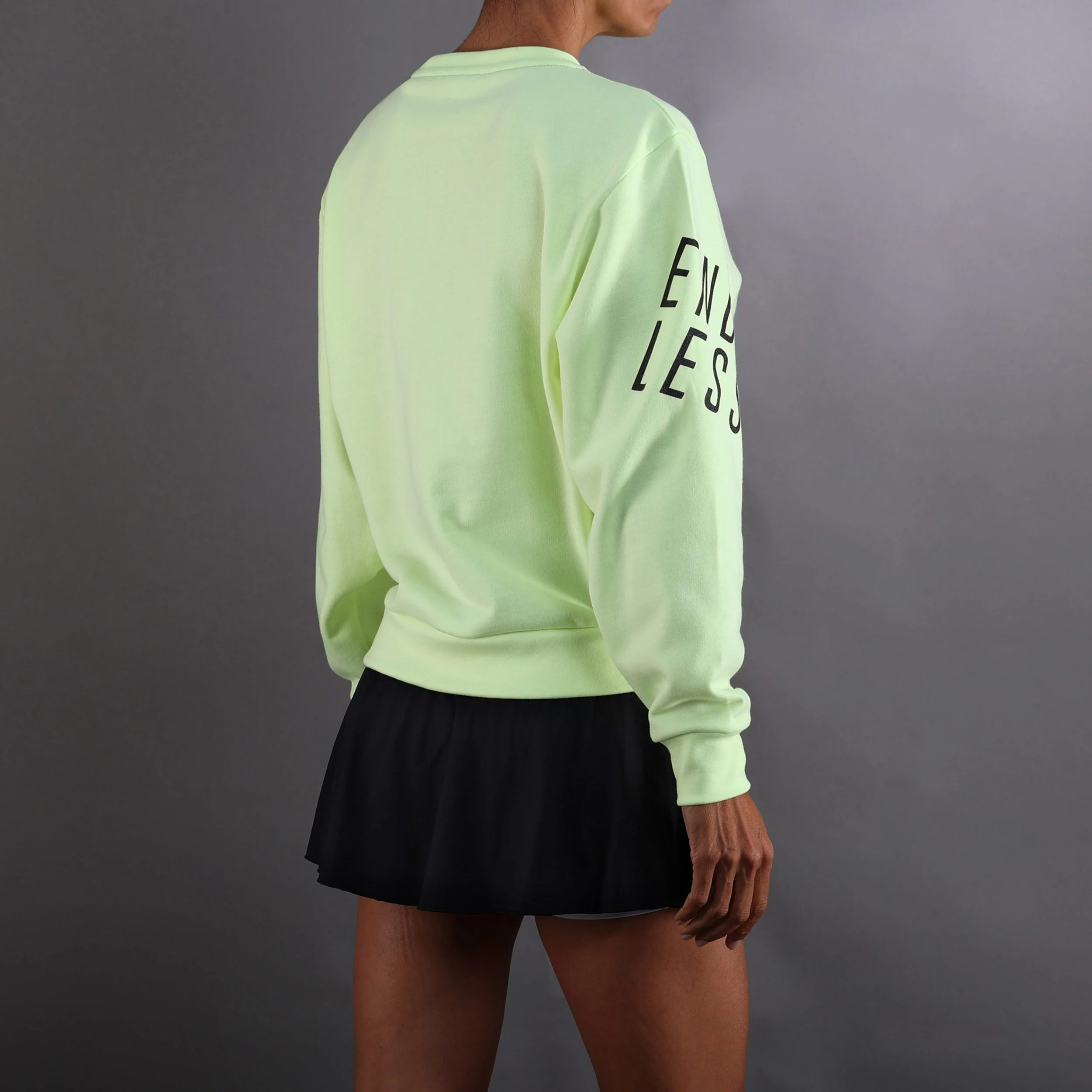 Swell Sweatshirt Damen-Neongelb,Dunkelblau - Image 2