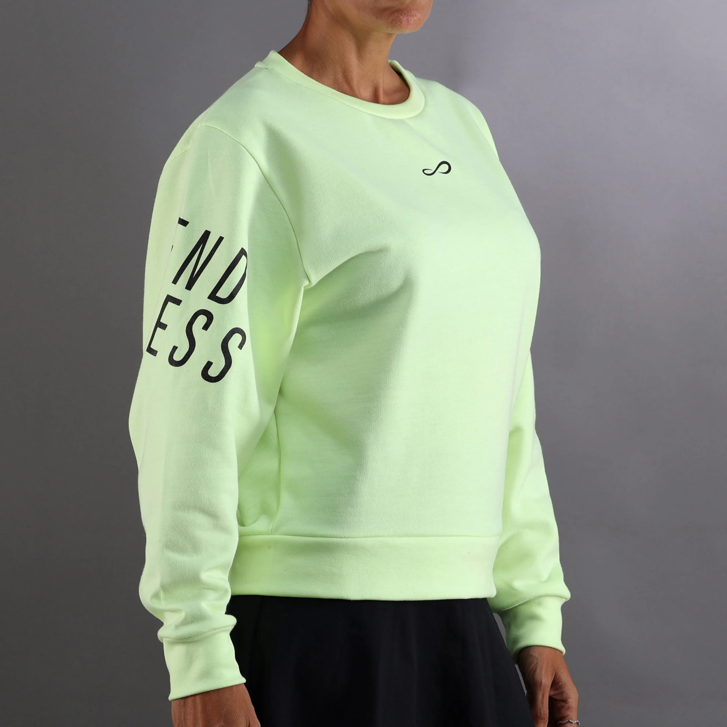Swell Sweatshirt Damen-Neongelb,Dunkelblau - Image 3