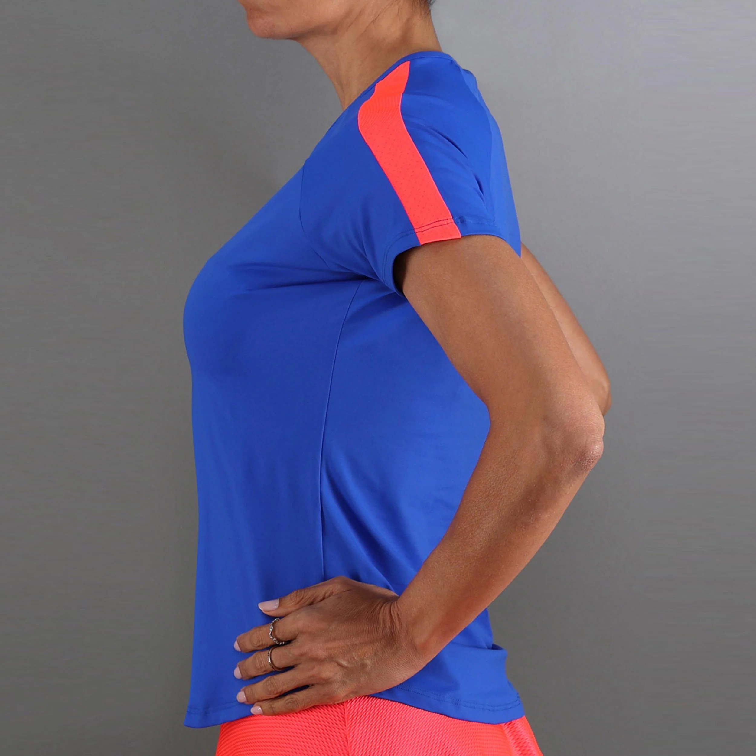 T-Shirt Damen-blau - Image 5