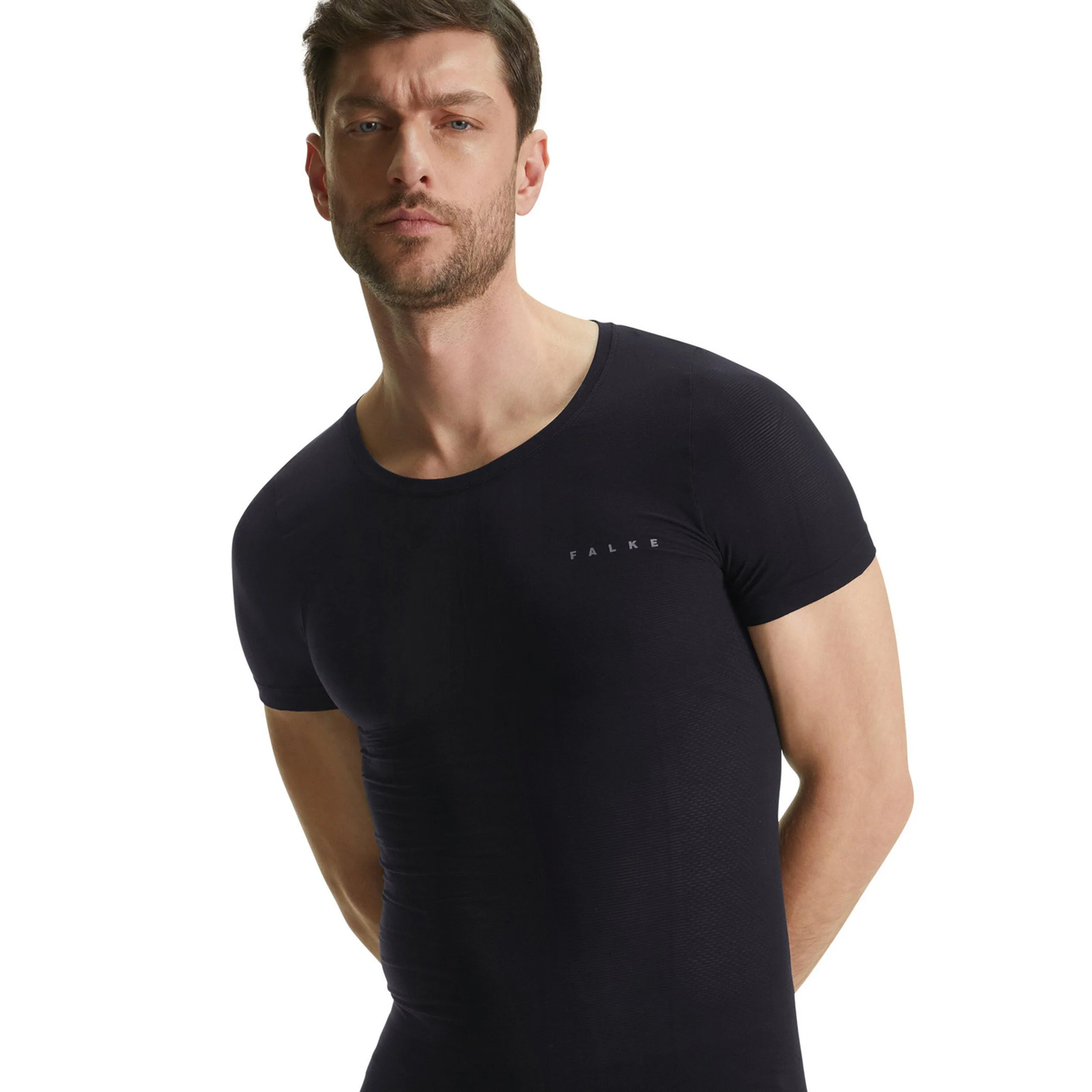 Regular Laufshirt Herren-Schwarz - Image 6