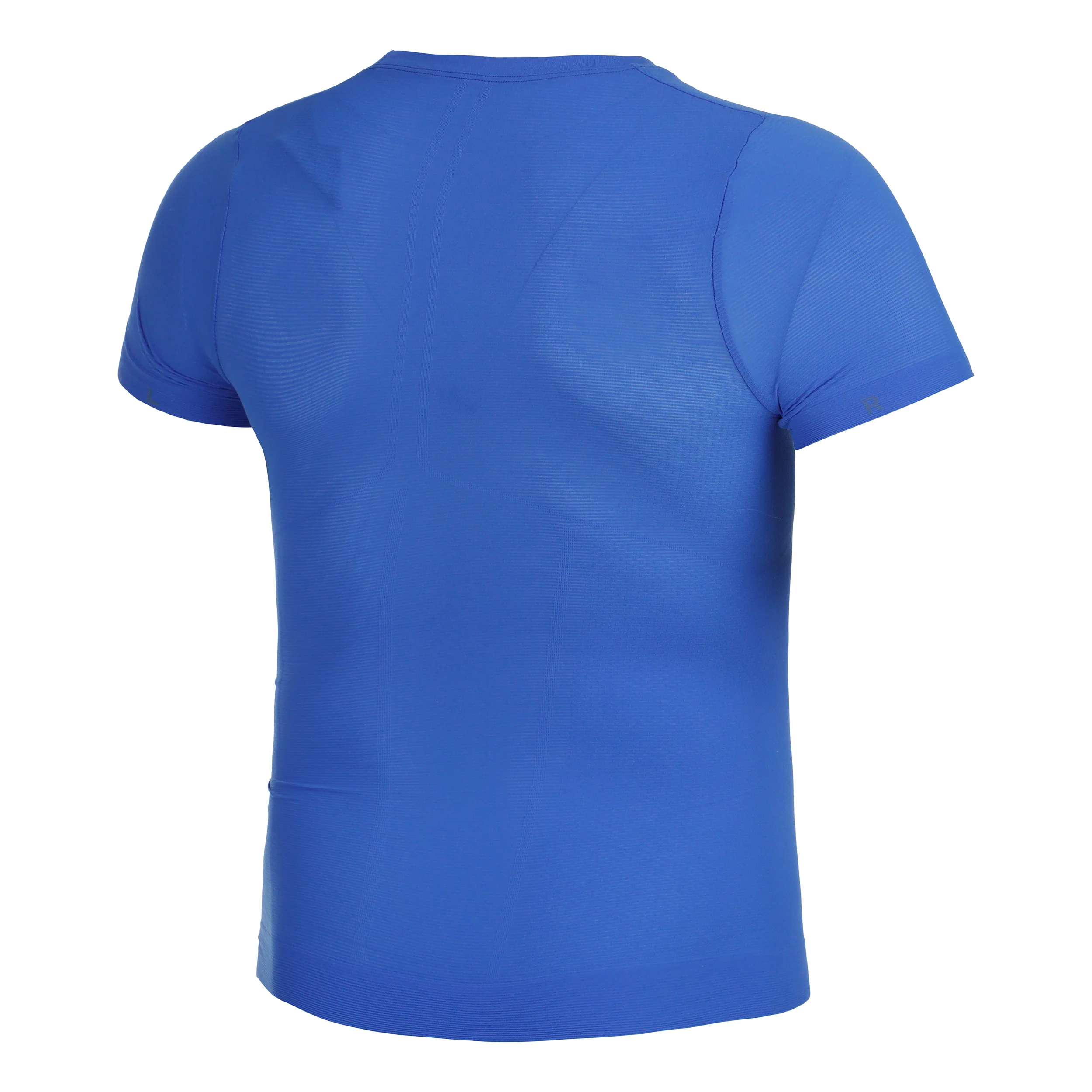 Regular Shortsleeve Laufshirt Herren-Blau - Image 2