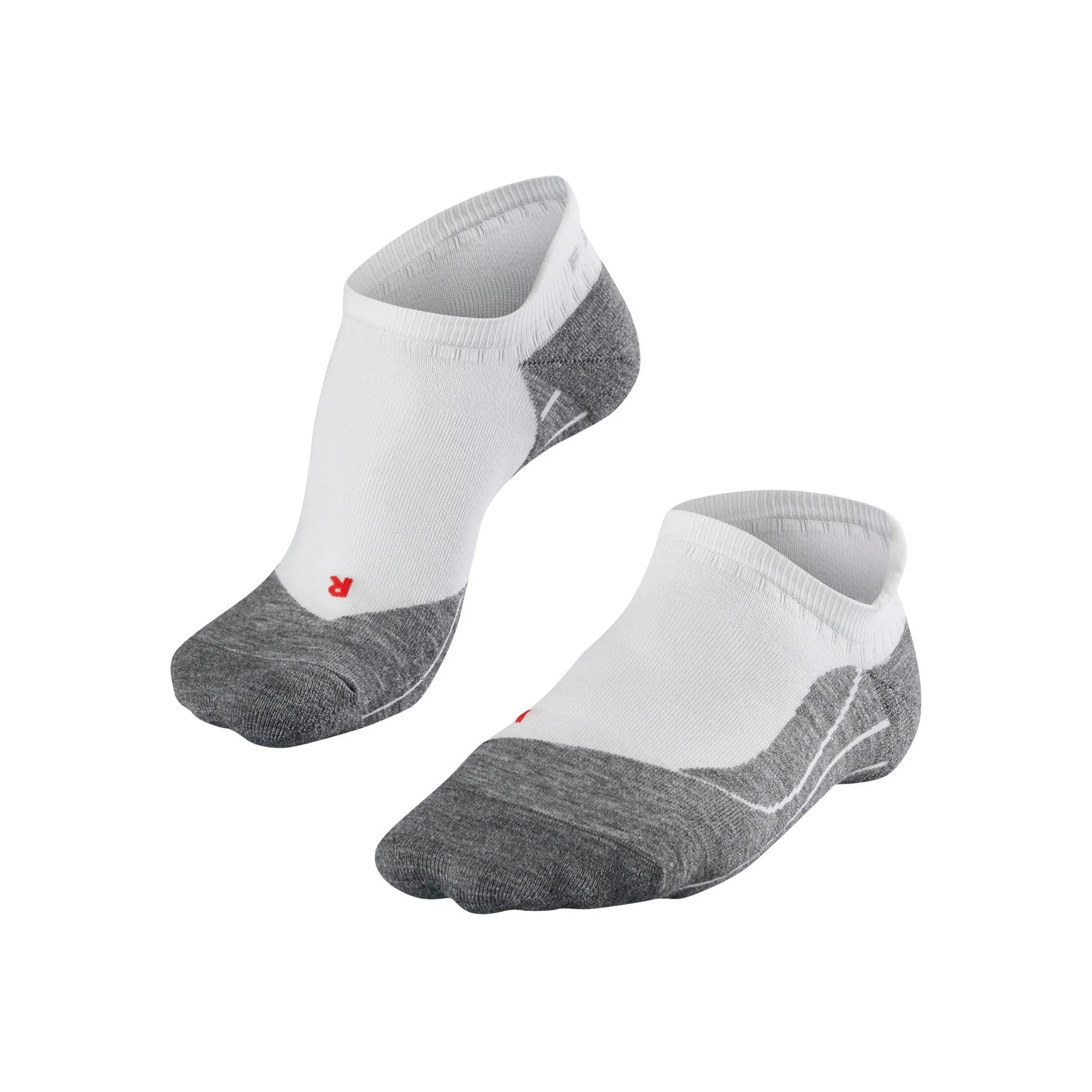 RU4 Endurance Invisible Laufsocken Herren-Weiß,Grau
