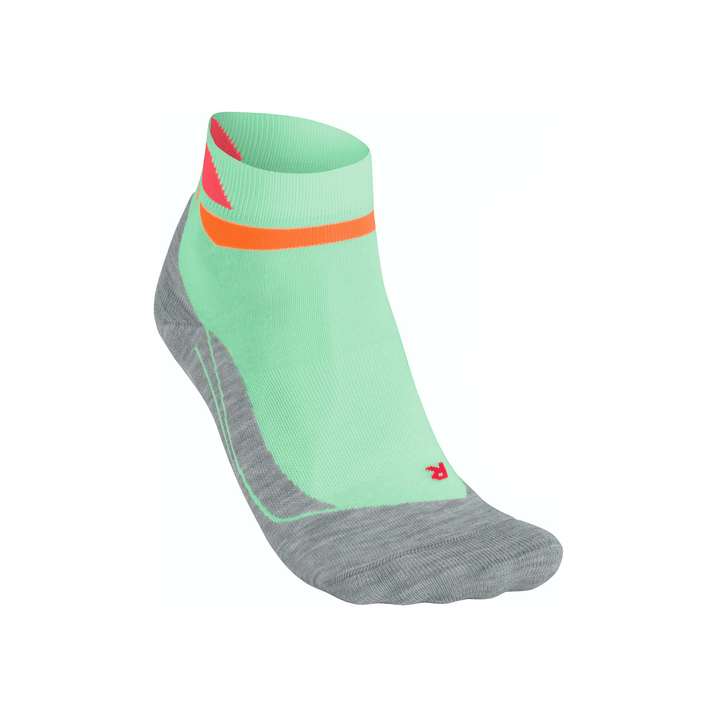 RU4 Short Pace Laufsocken Damen-Grün,Grau - Image 2