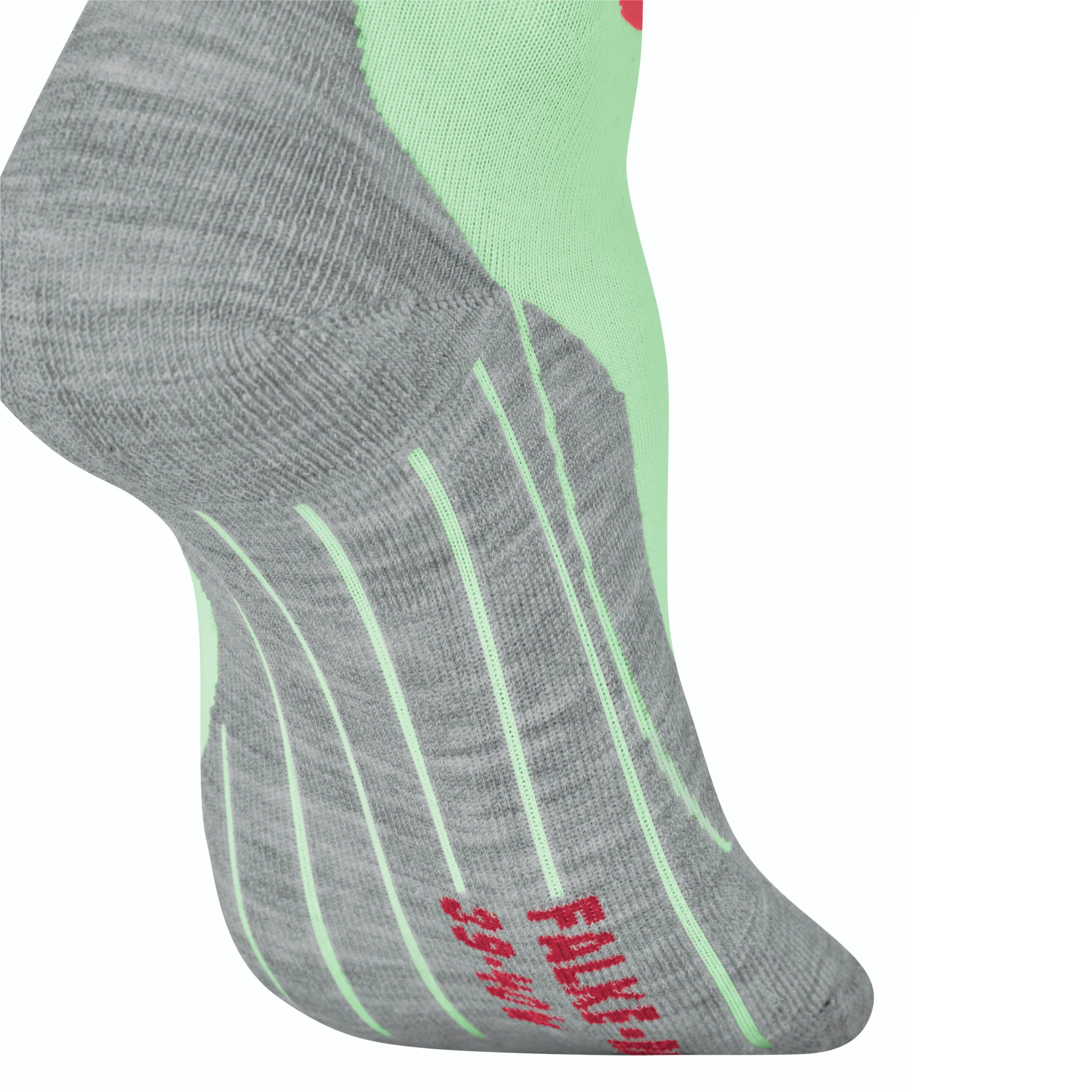 RU4 Short Pace Laufsocken Damen-Grün,Grau - Image 4