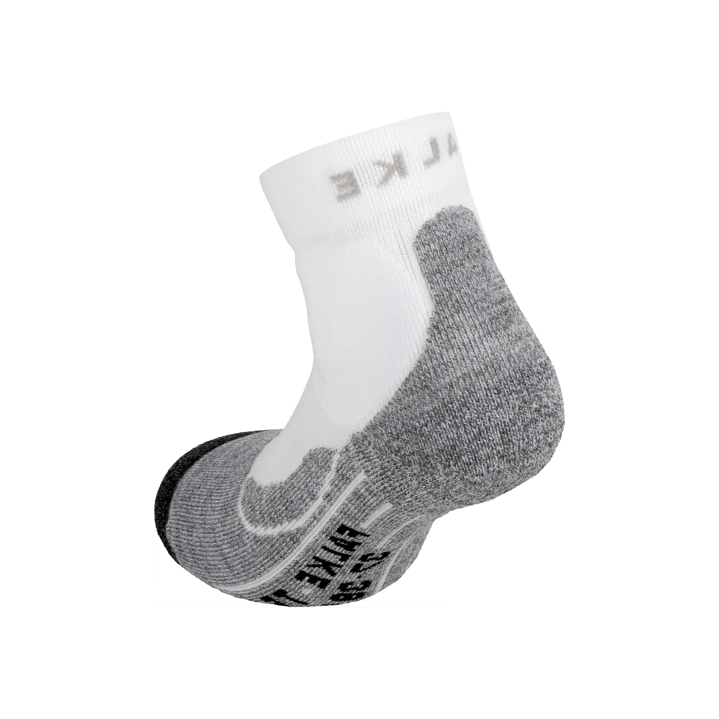 TE2 Short Tennissocken Damen-Hellgrau,Schwarz - Image 2