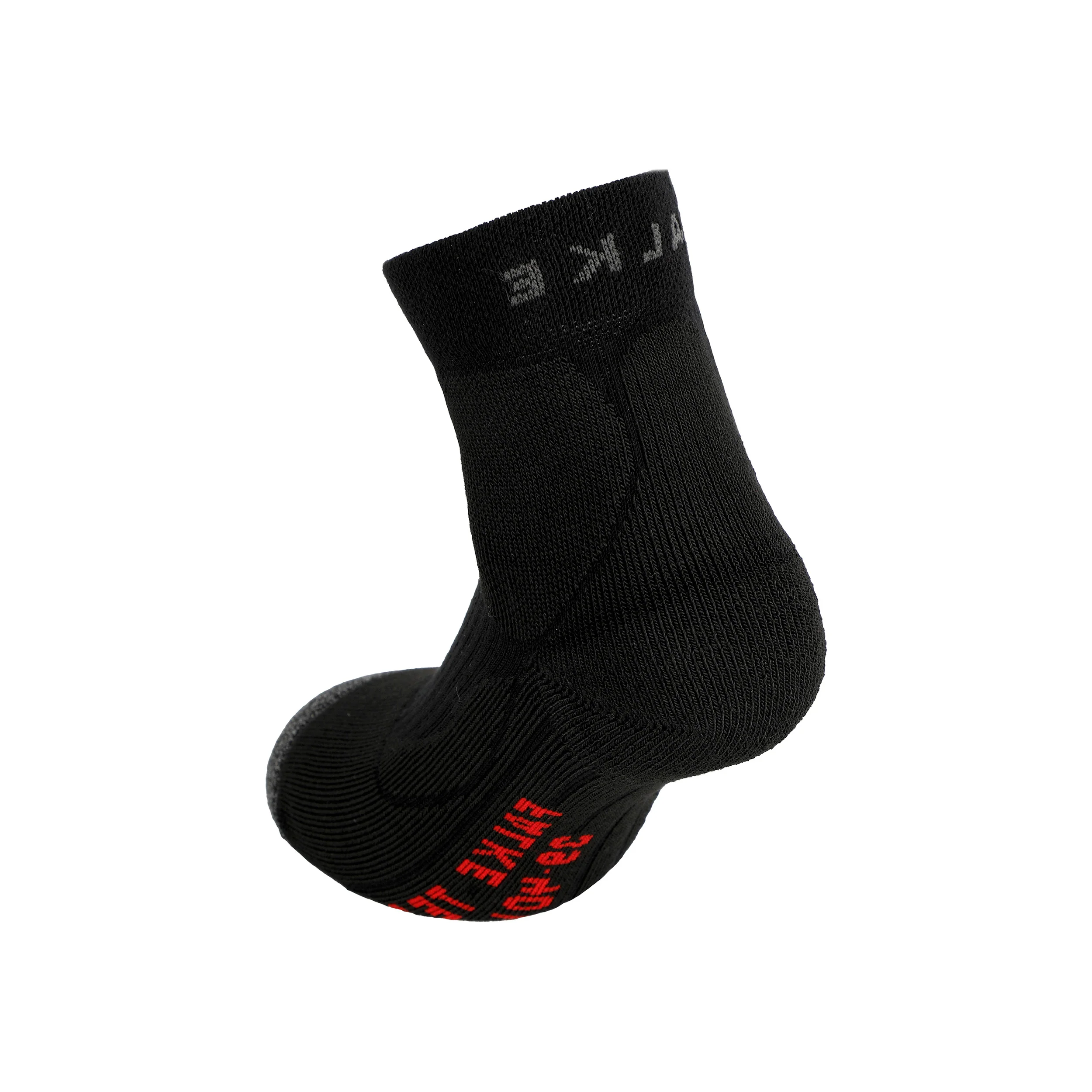 TE2 Short Tennissocken Damen-Schwarz,Dunkelgrau - Image 2
