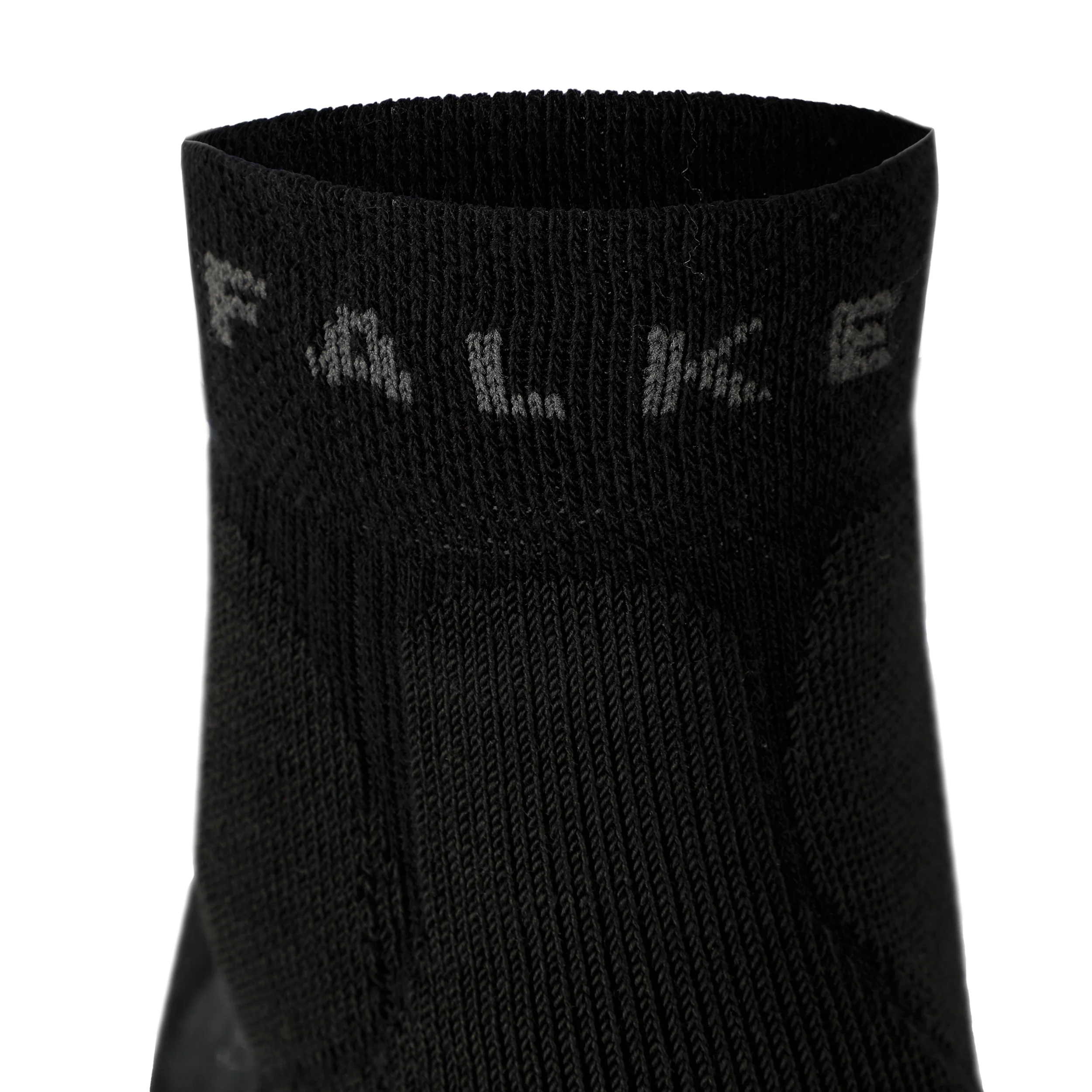 TE2 Short Tennissocken Damen-Schwarz,Dunkelgrau - Image 3