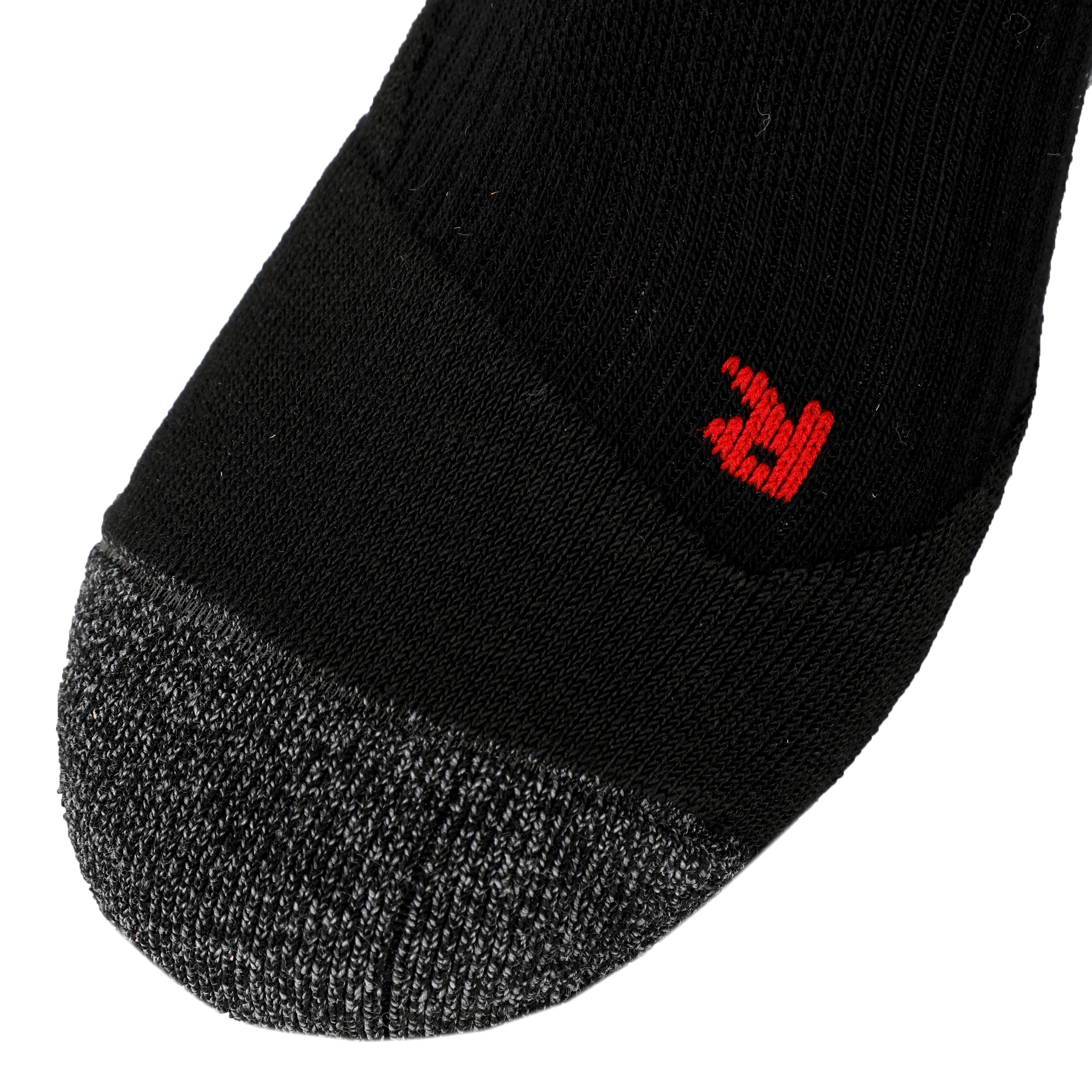 TE2 Short Tennissocken Damen-Schwarz,Dunkelgrau - Image 4