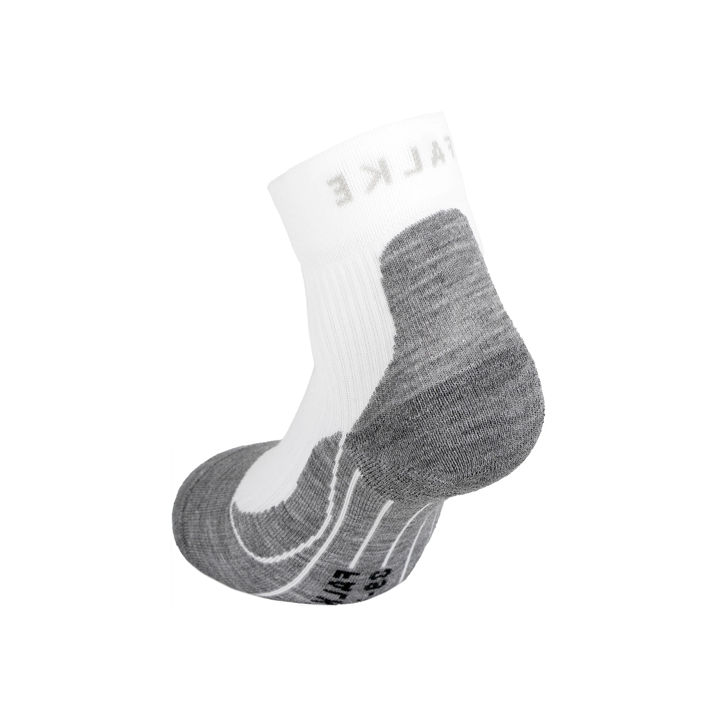 TE4 Short Sportsocken Damen-Weiß,Dunkelgrau - Image 2