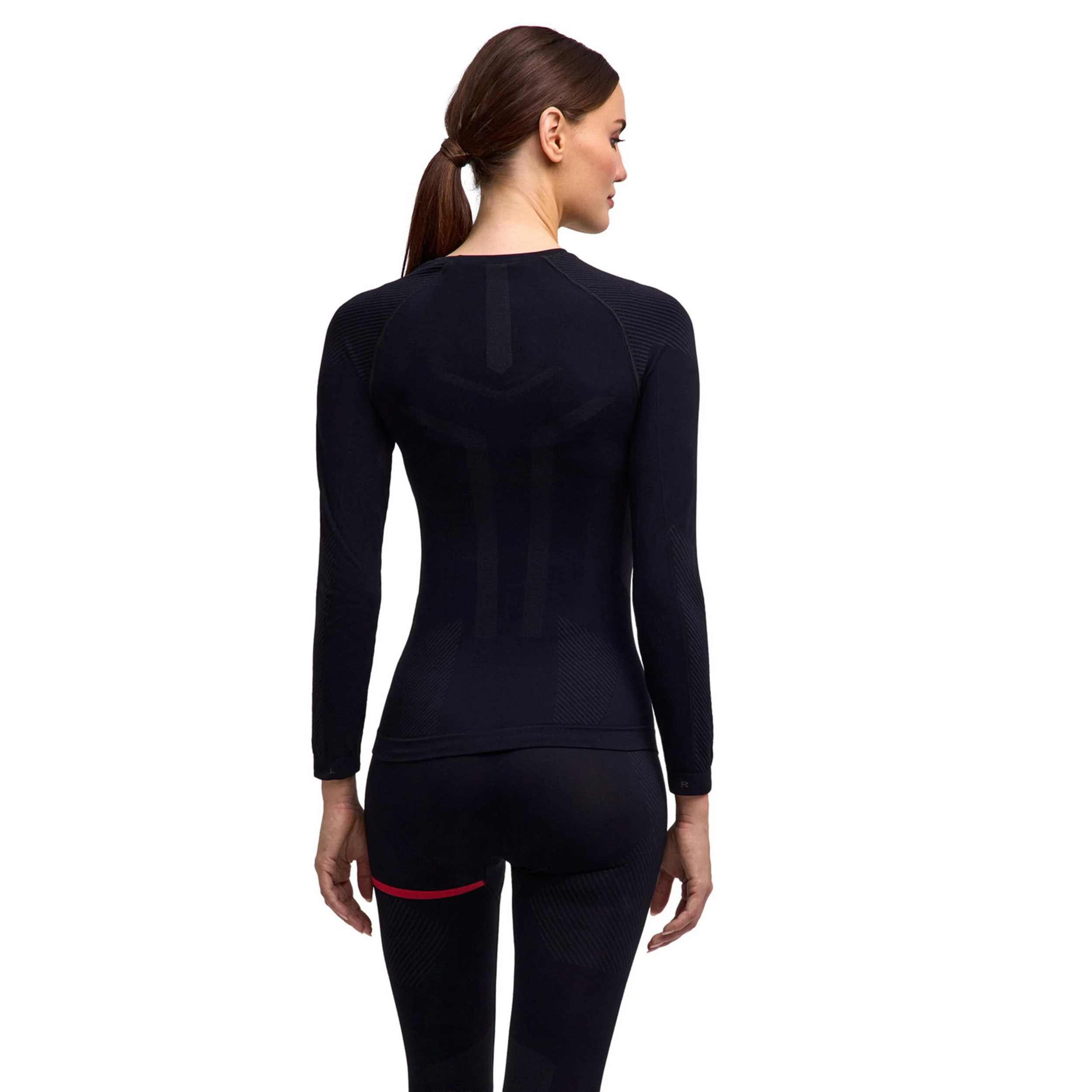Warm  130 Years Laufshirt Damen-schwarz - Image 2