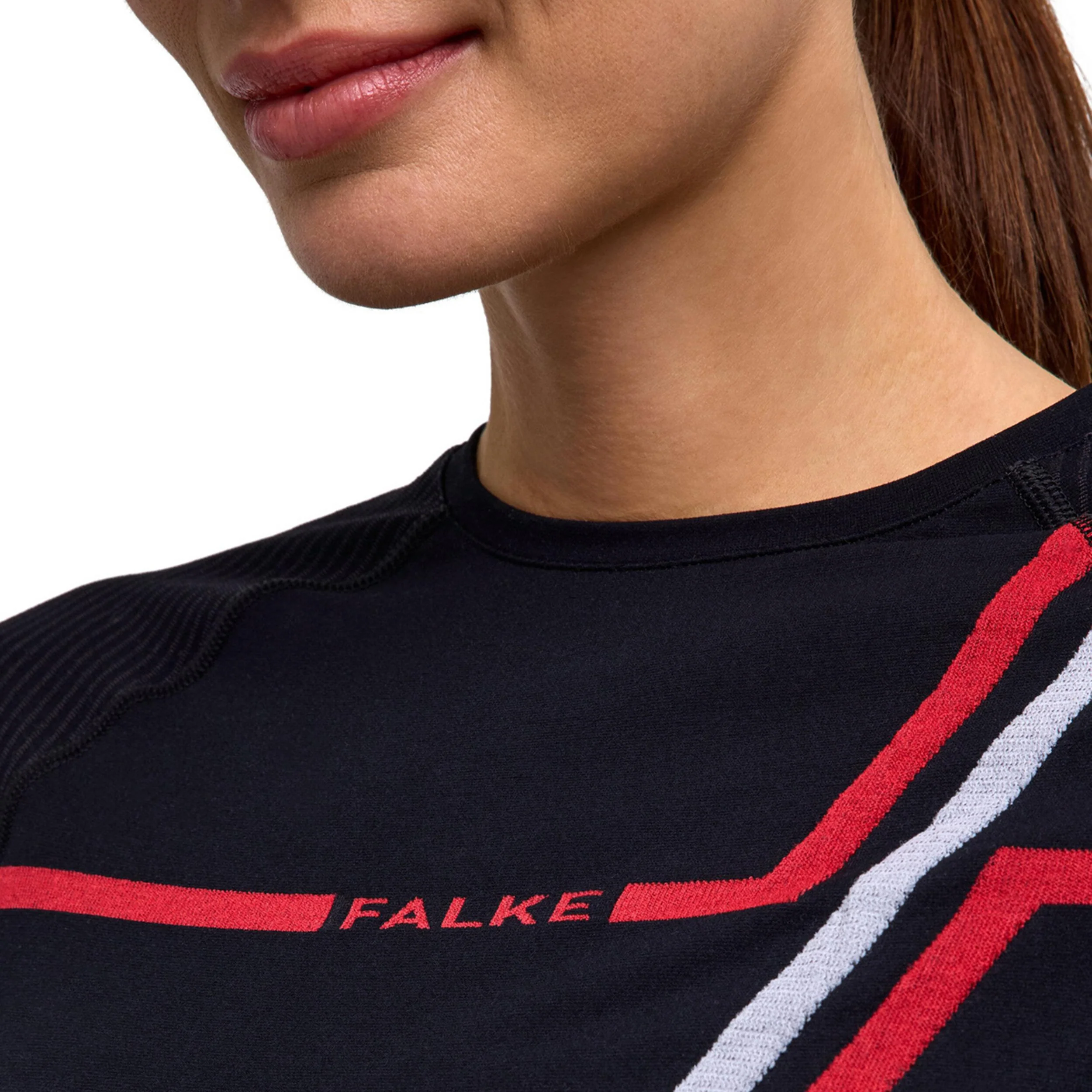 Warm  130 Years Laufshirt Damen-schwarz - Image 3