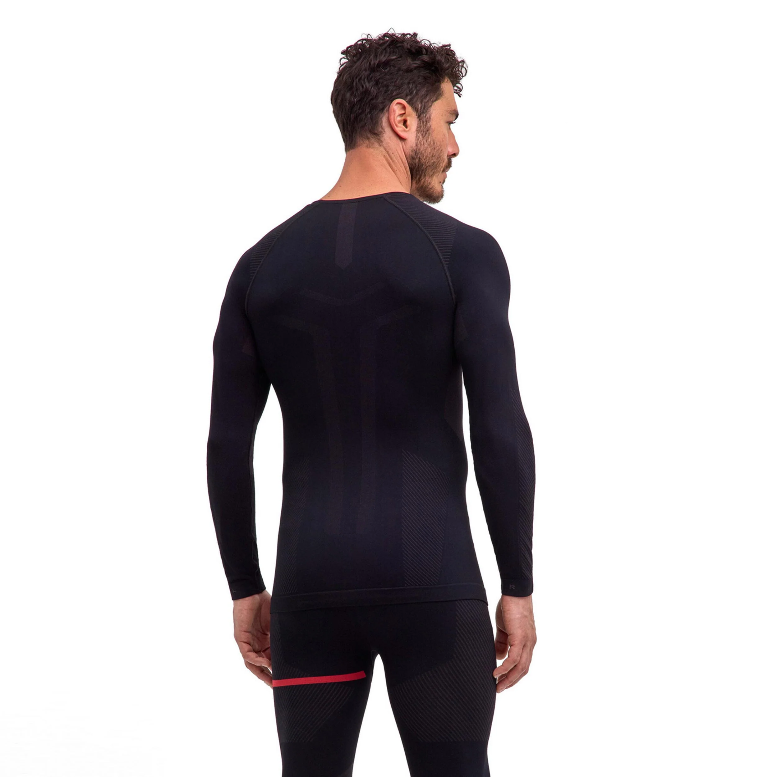 Warm  130 Years Laufshirt Herren-schwarz - Image 2