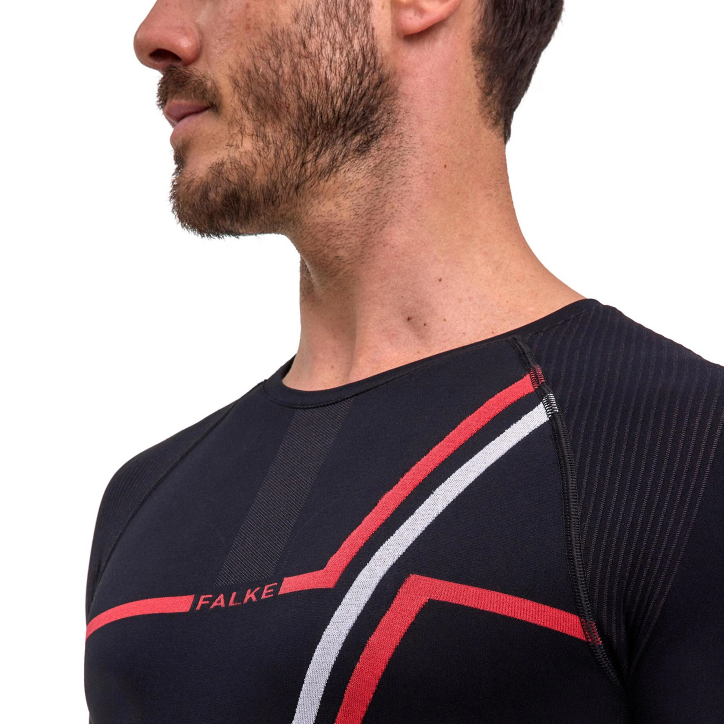 Warm  130 Years Laufshirt Herren-schwarz - Image 3