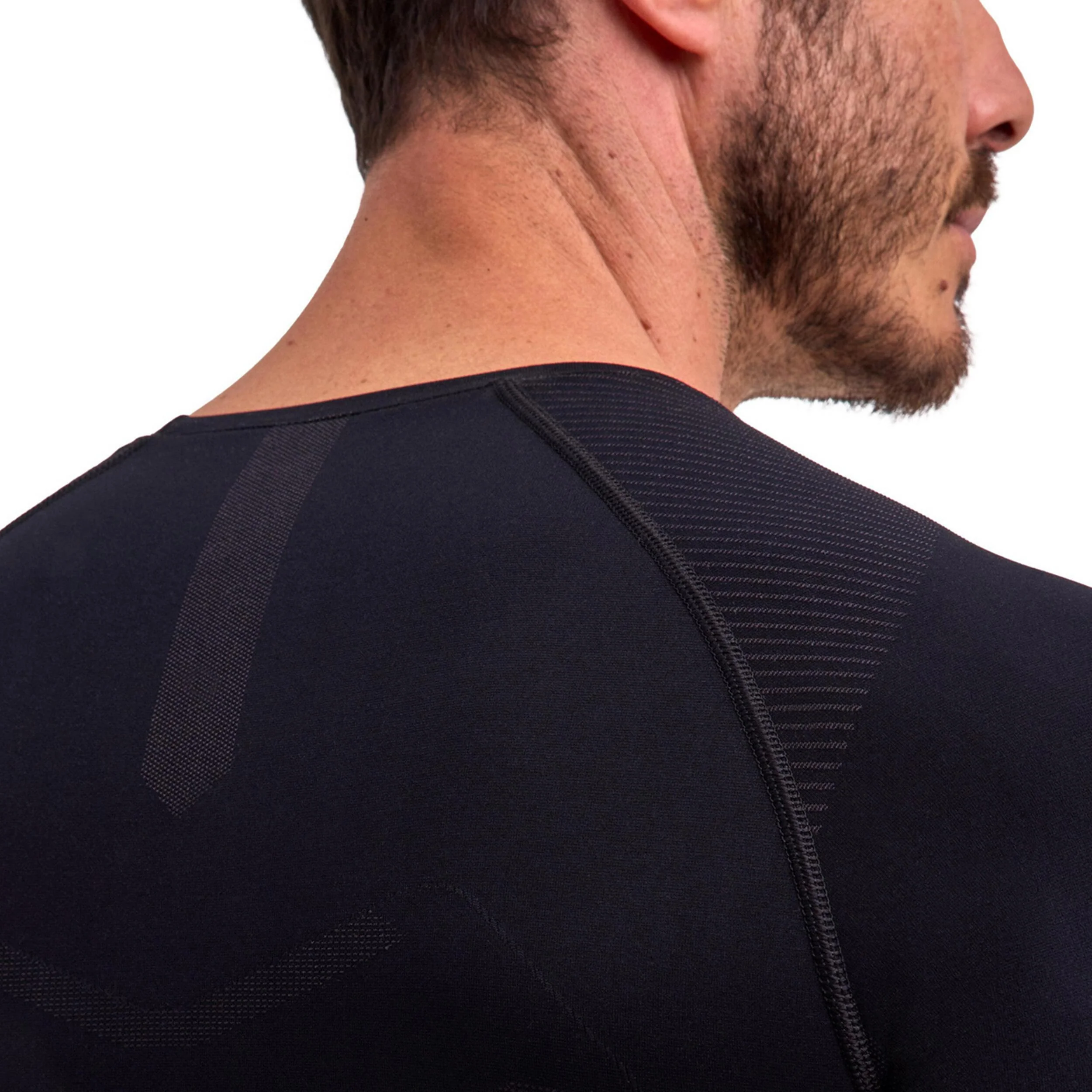Warm  130 Years Laufshirt Herren-schwarz - Image 4