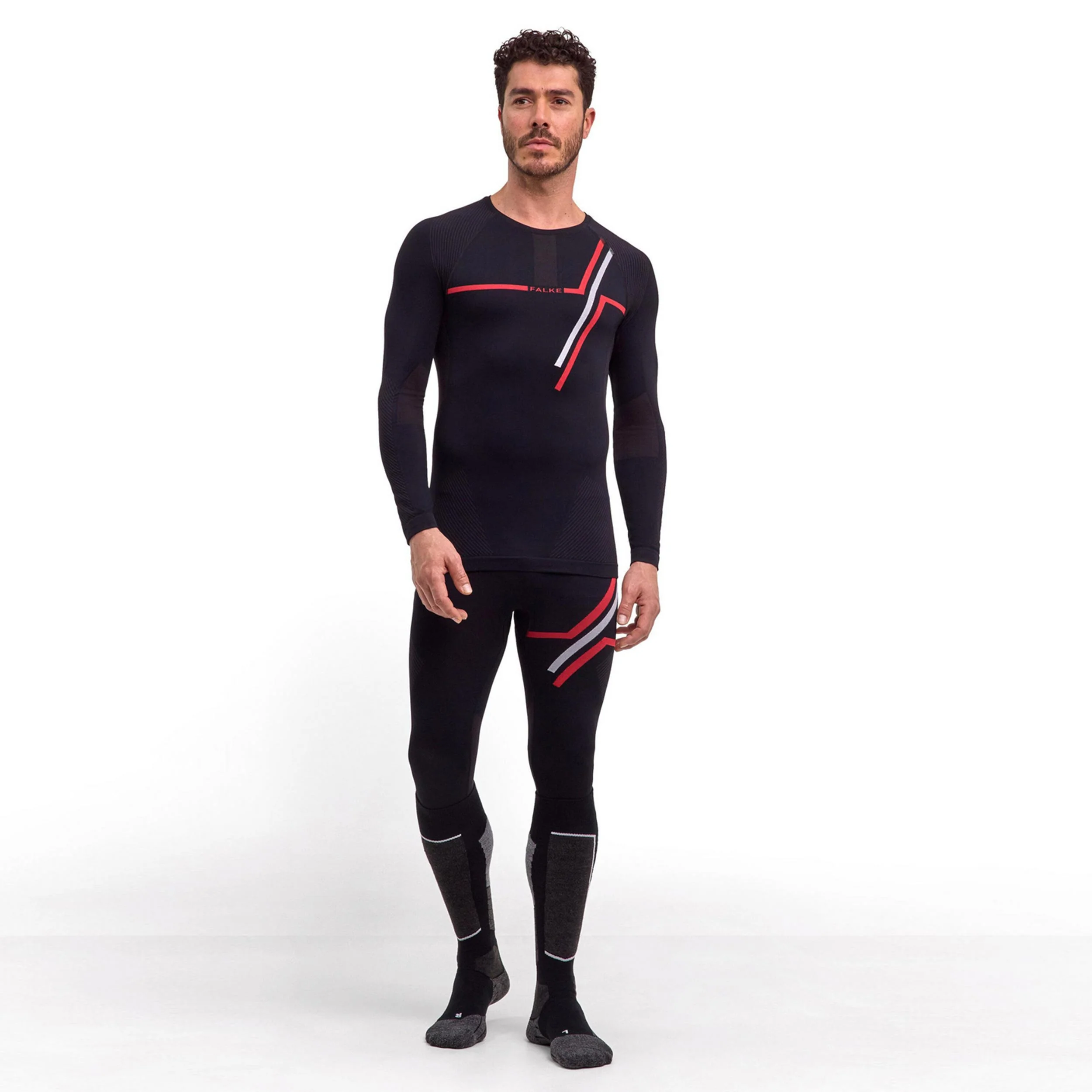 Warm  130 Years Laufshirt Herren-schwarz - Image 5