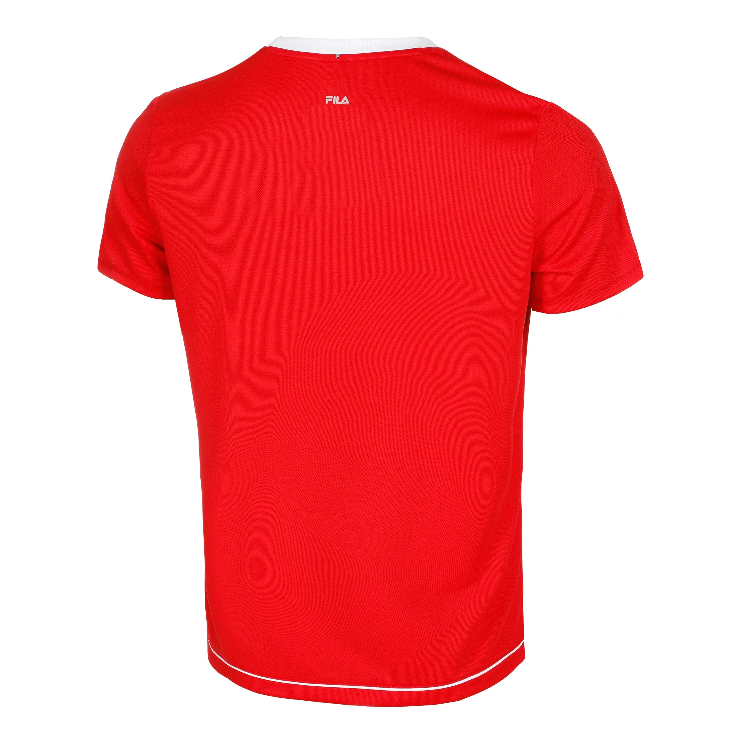 Elias T-Shirt Herren-Rot,Weiß - Image 2
