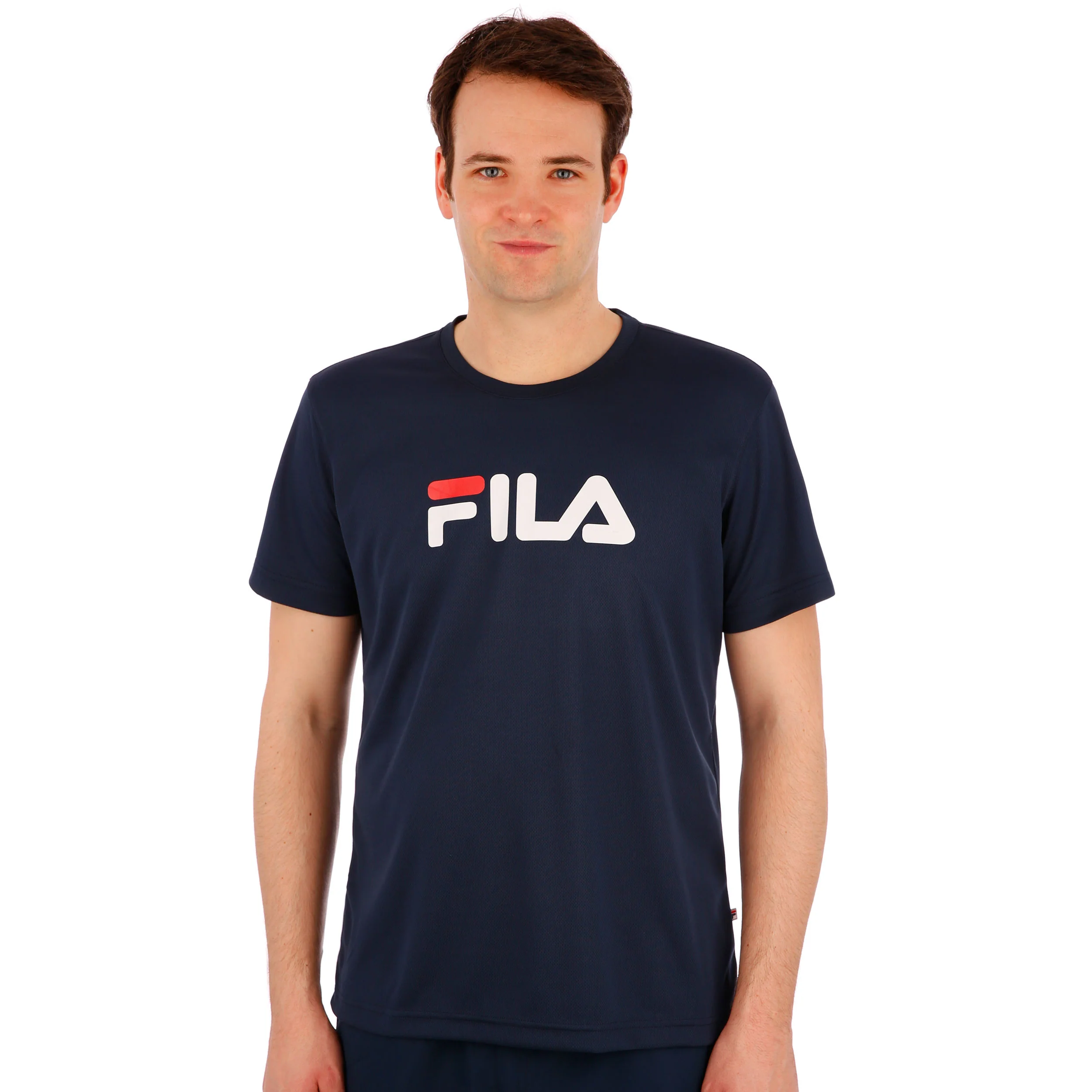 Logo T-Shirt Herren - dunkelblau, weiß - Image 3