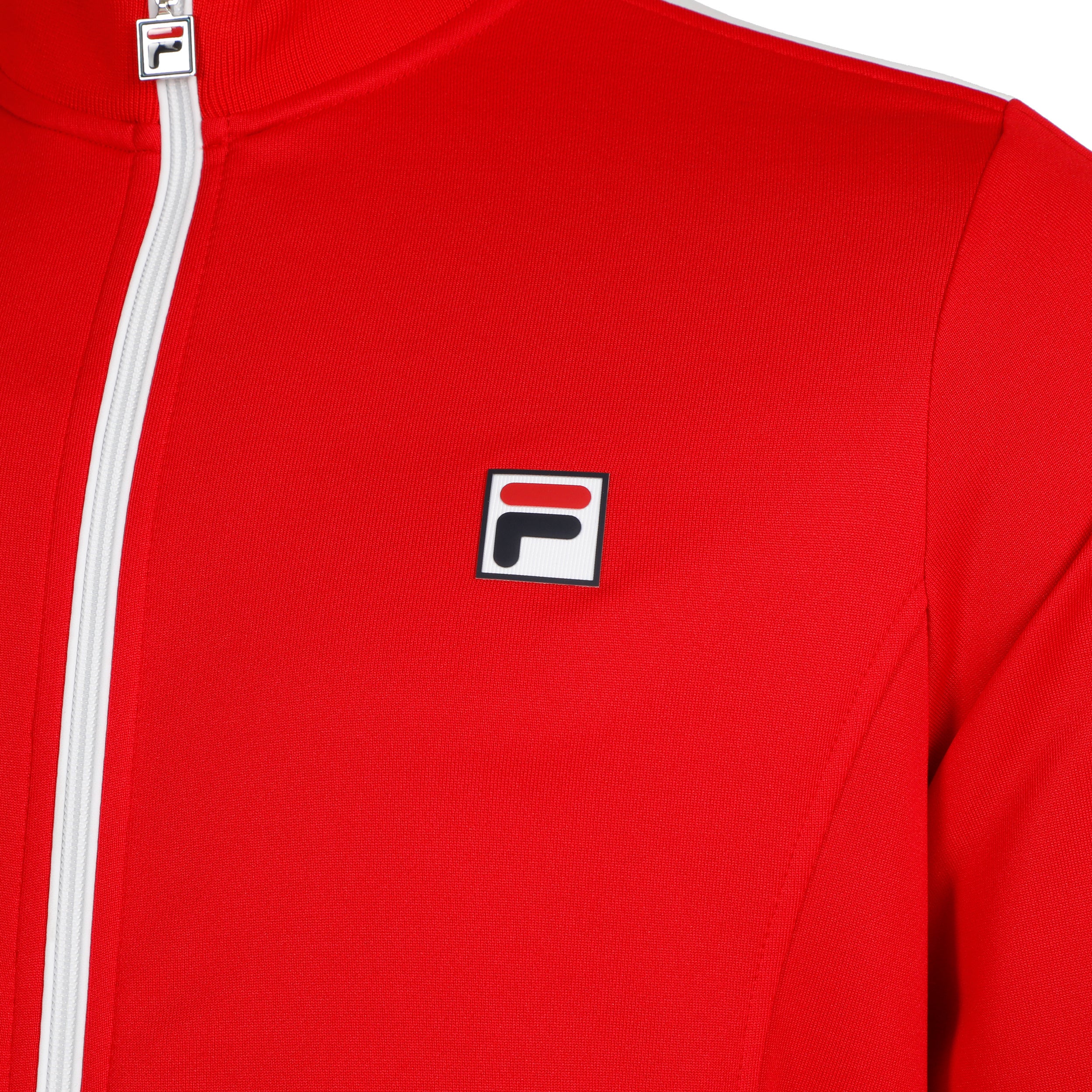 Manuel Trainingsjacke Herren-Rot,Weiß - Image 3