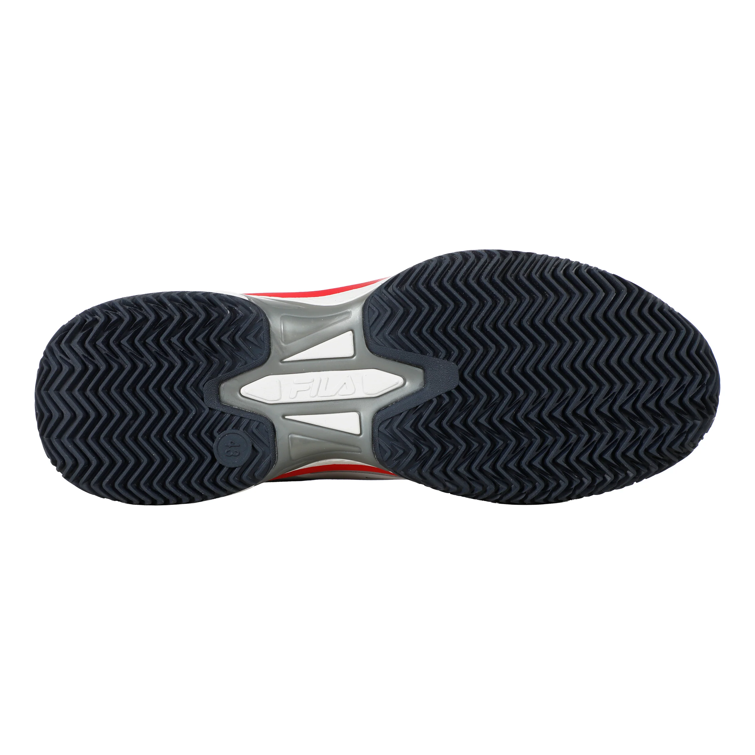 Sabbia Pro Sandplatzschuh Herren-Weiß,Rot - Image 4