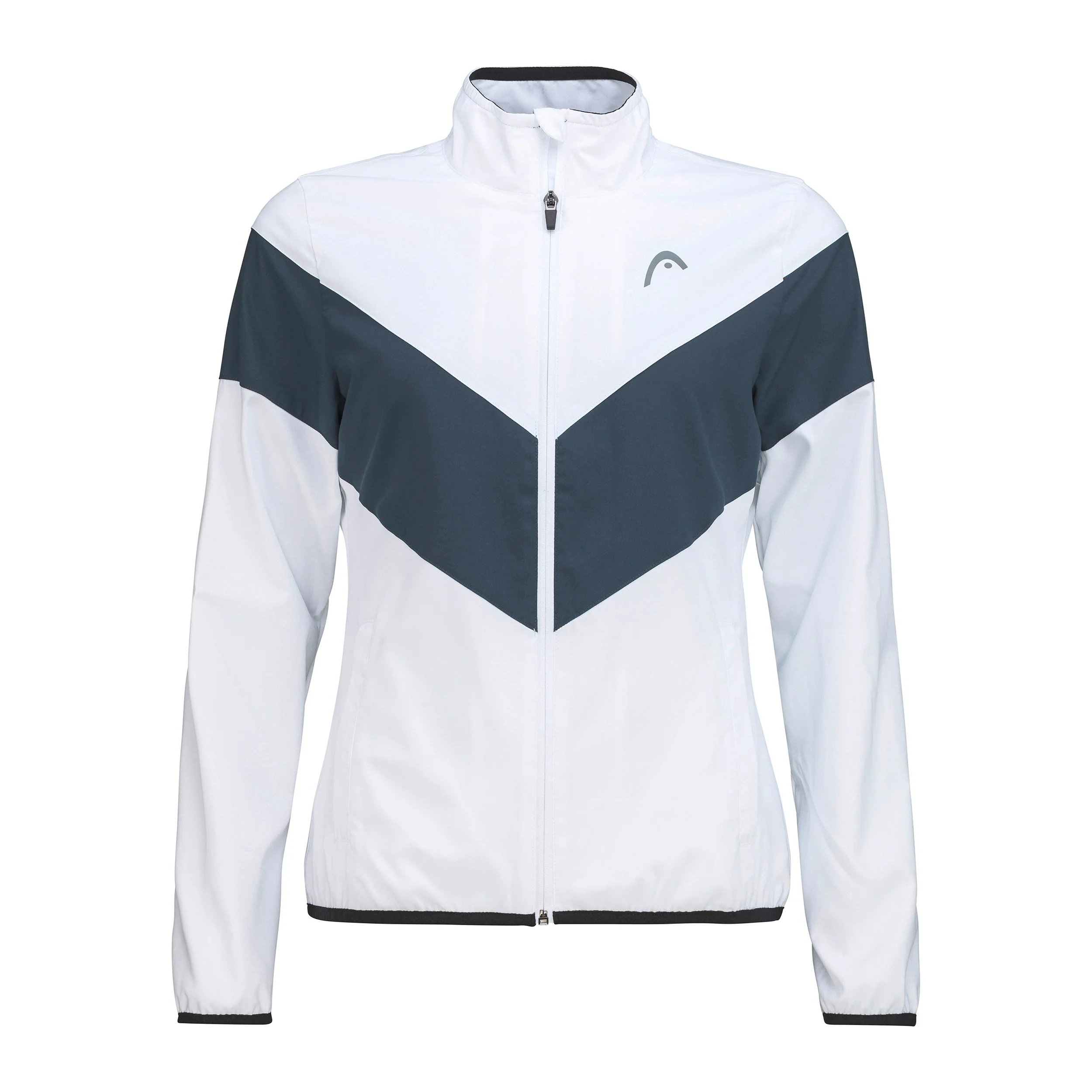Club 22 Trainingsjacke Damen - weiß, dunkelblau