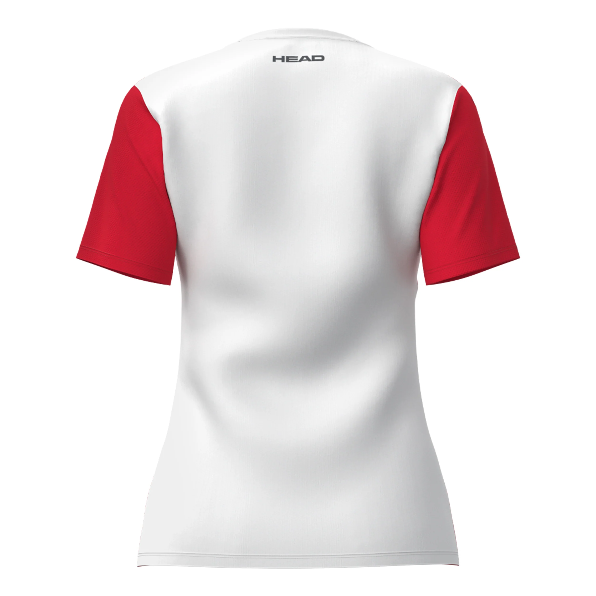 Club 25 Tech T-Shirt Damen-Rot,Weiß - Image 2