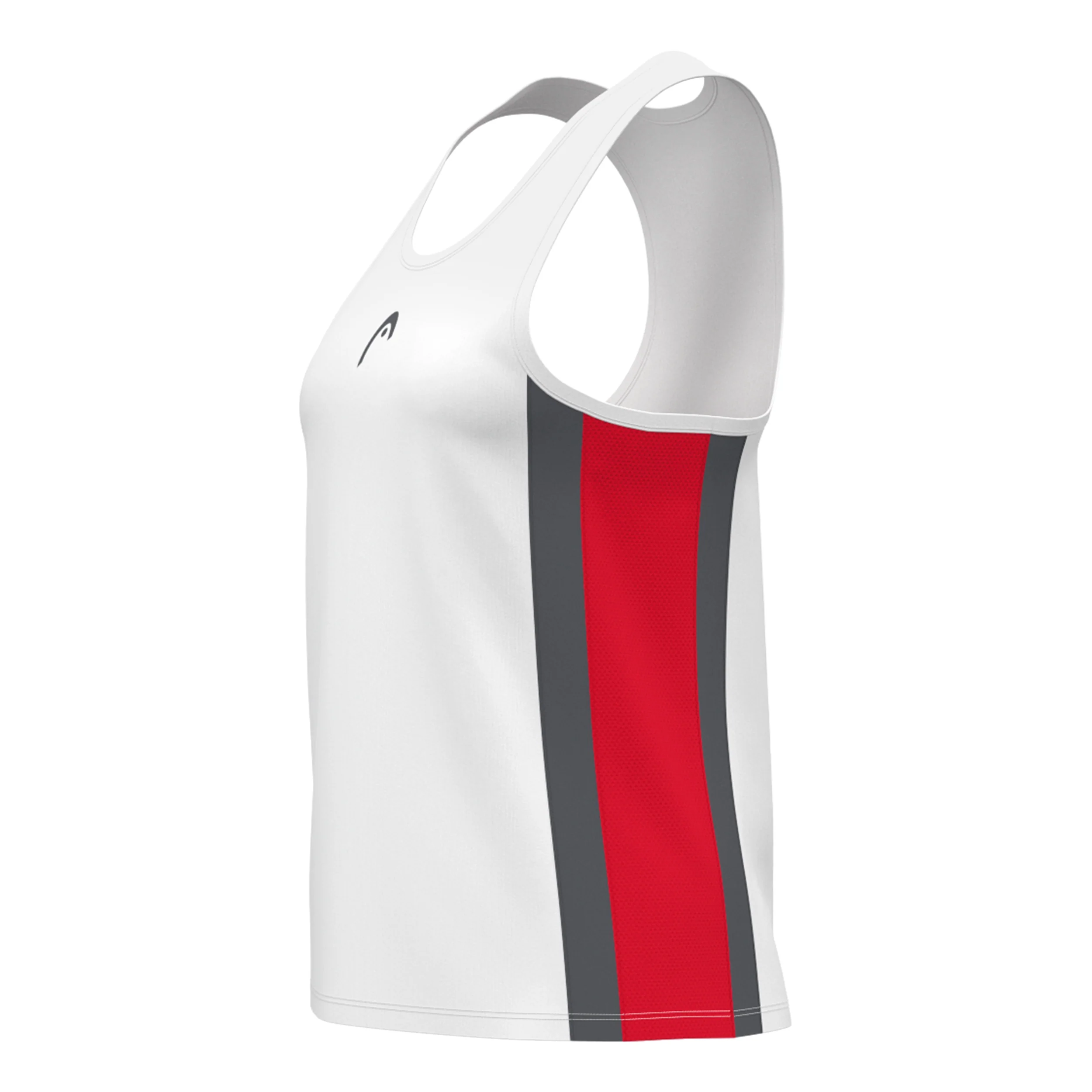 Club 25 Tech Tank-Top Damen-Weiß,Rot - Image 2
