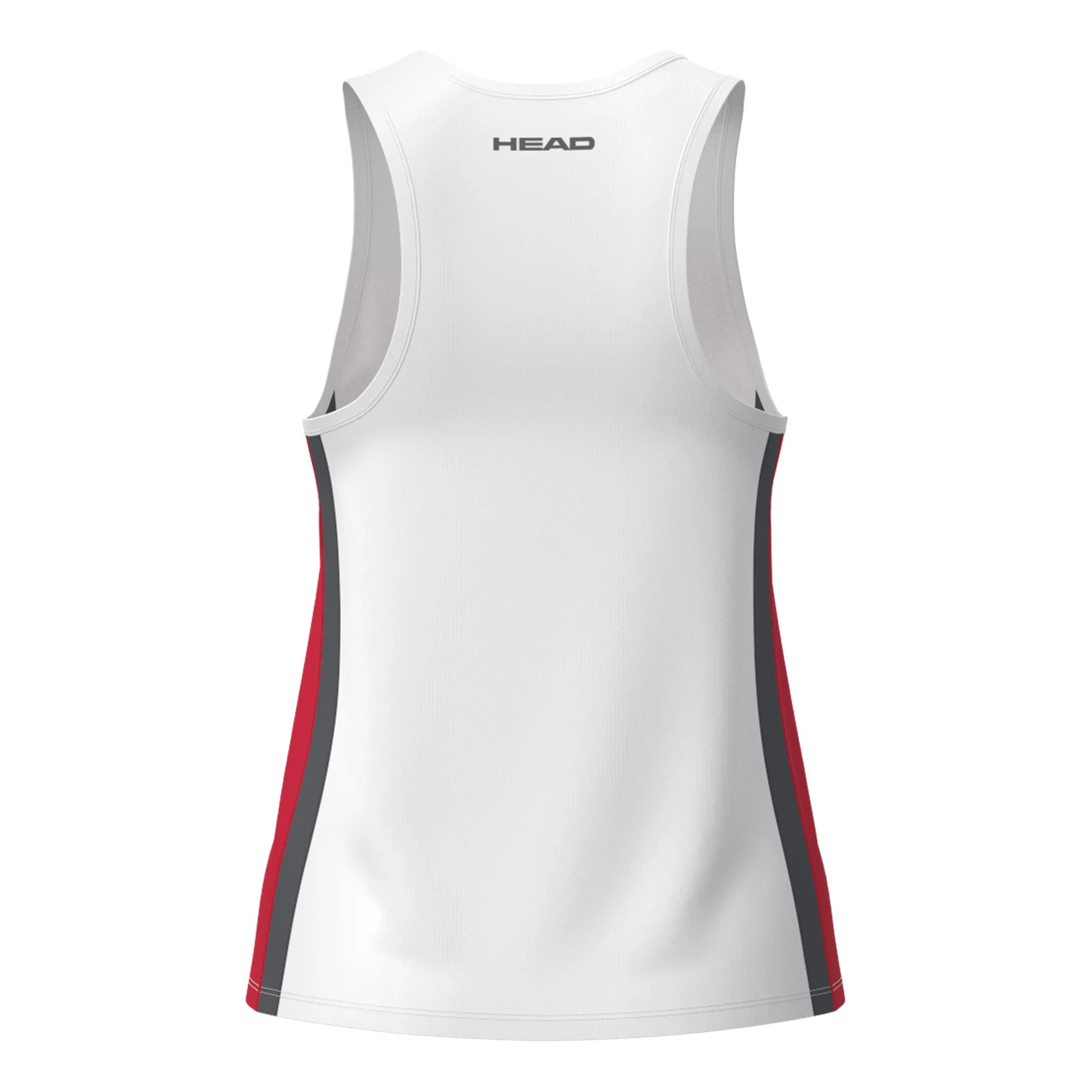 Club 25 Tech Tank-Top Damen-Weiß,Rot - Image 3