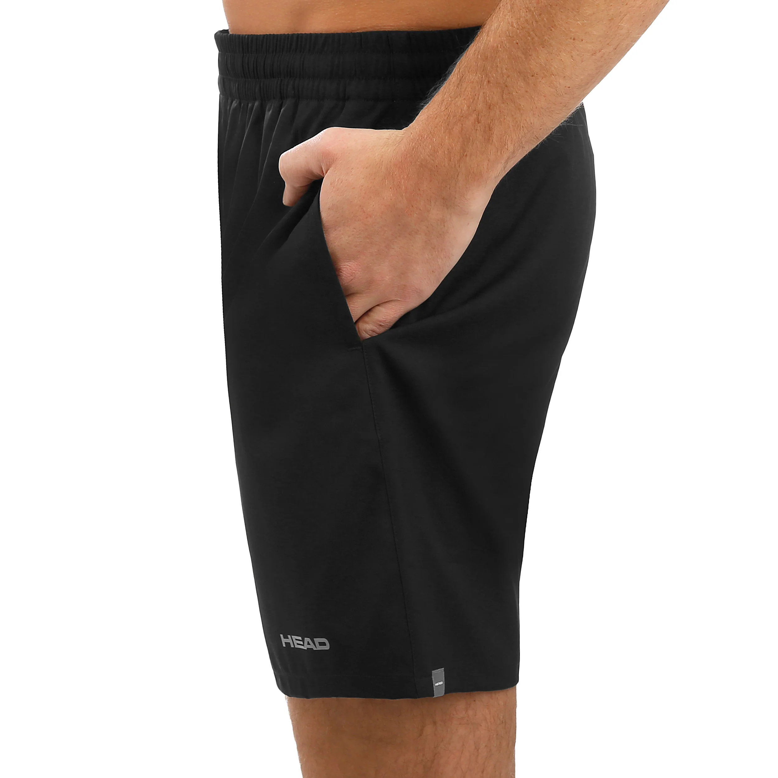 Club 7in Shorts Herren-Schwarz,Silber - Image 5