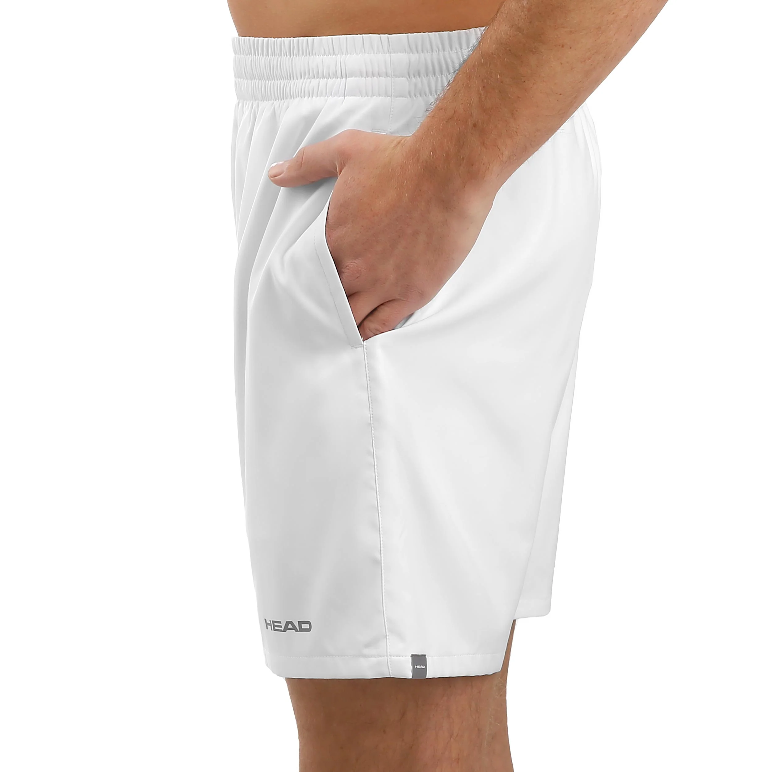 Club 7in Shorts Herren-Weiß,Silber - Image 5