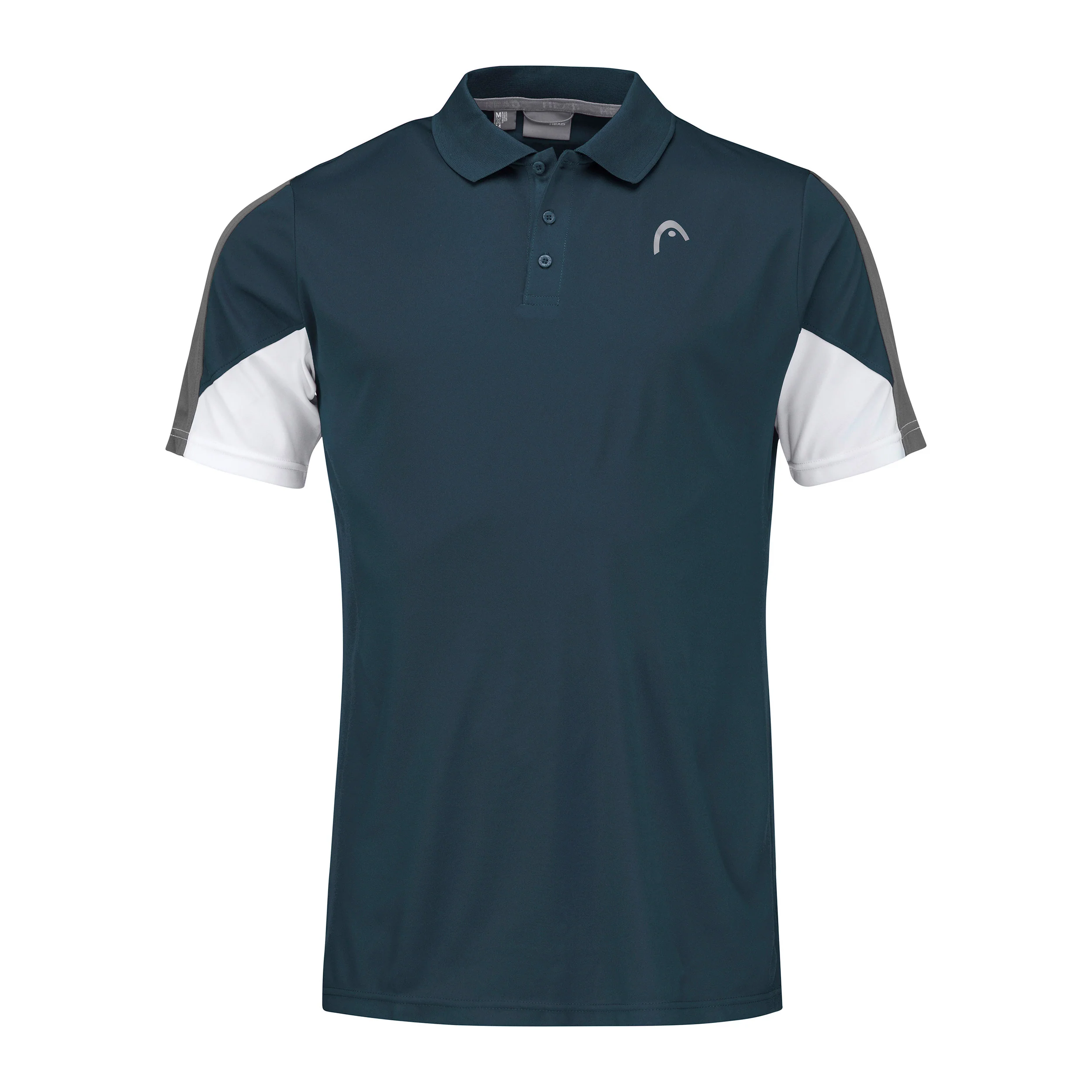 Club Tech 22 Polo Herren - petrol, weiß