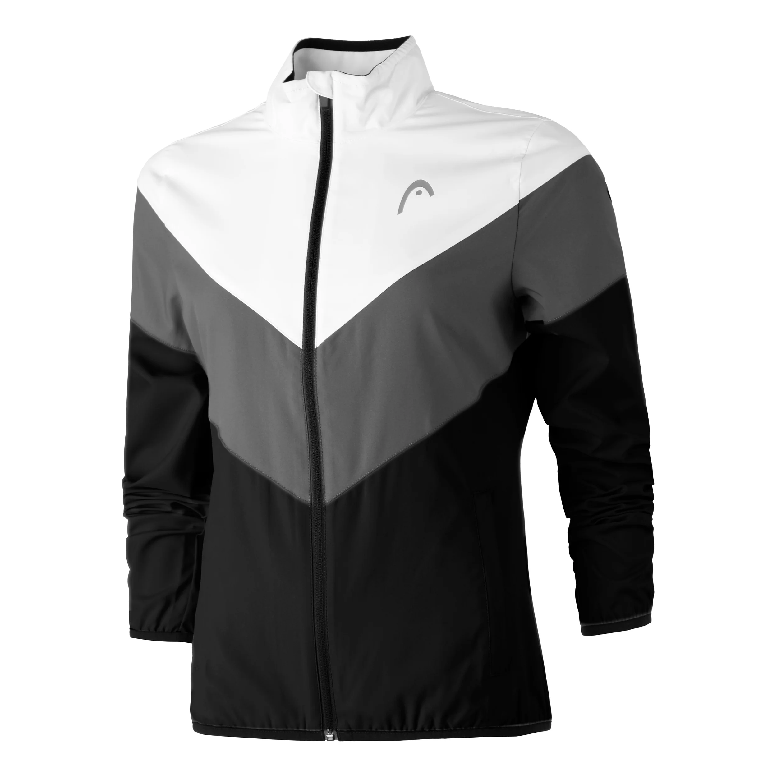 Club Trainingsjacke Damen-Schwarz,Weiß