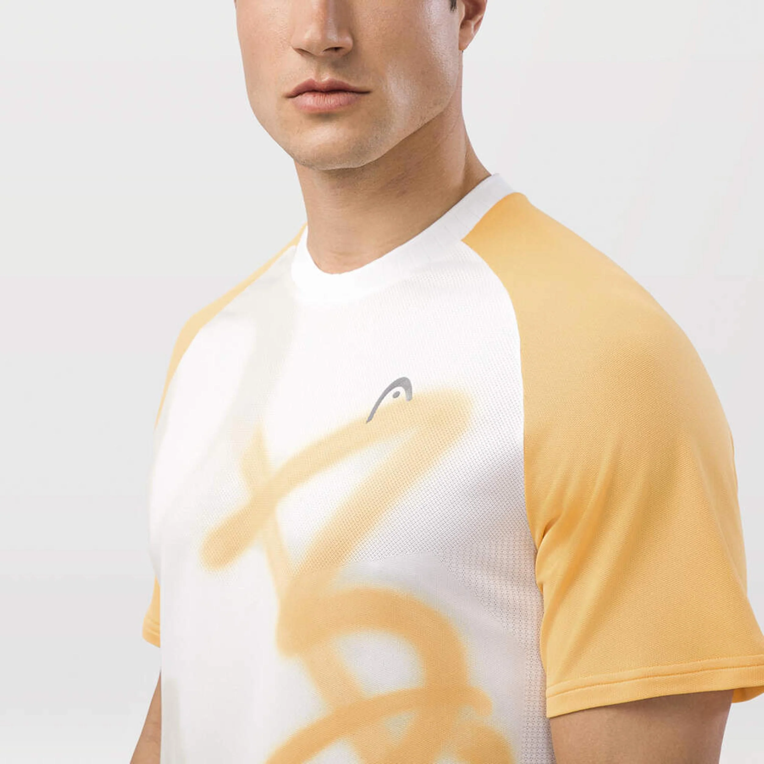 Performance Mc New York T-Shirt Herren-Weiß,Goldgelb - Image 3