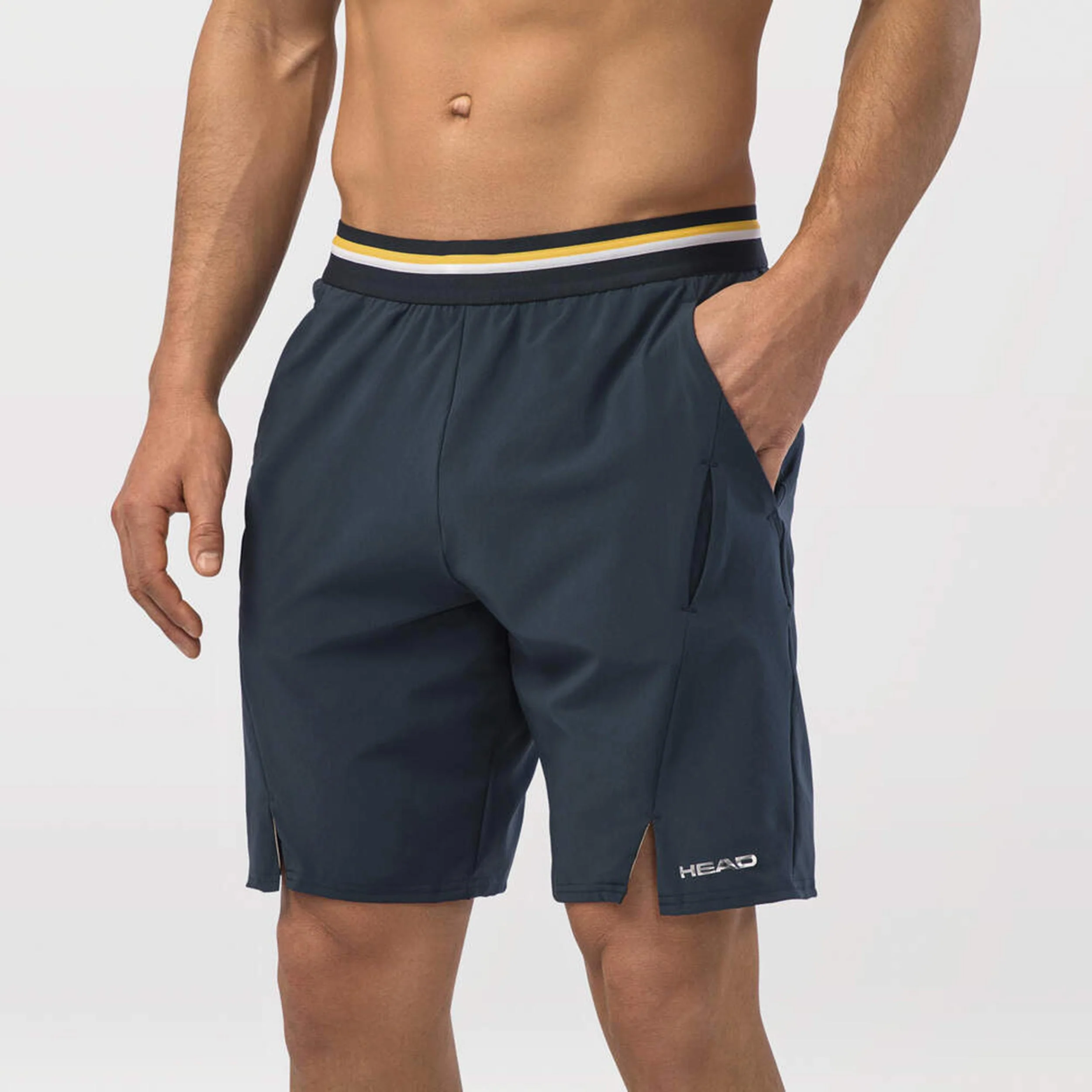 Performance Shorts Herren-Dunkelblau,Goldgelb - Image 6