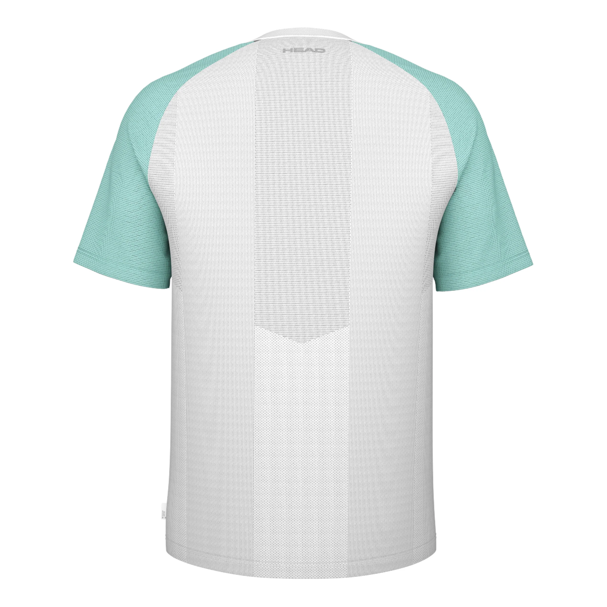 Performance T-Shirt Herren-Weiß,Mint - Image 2