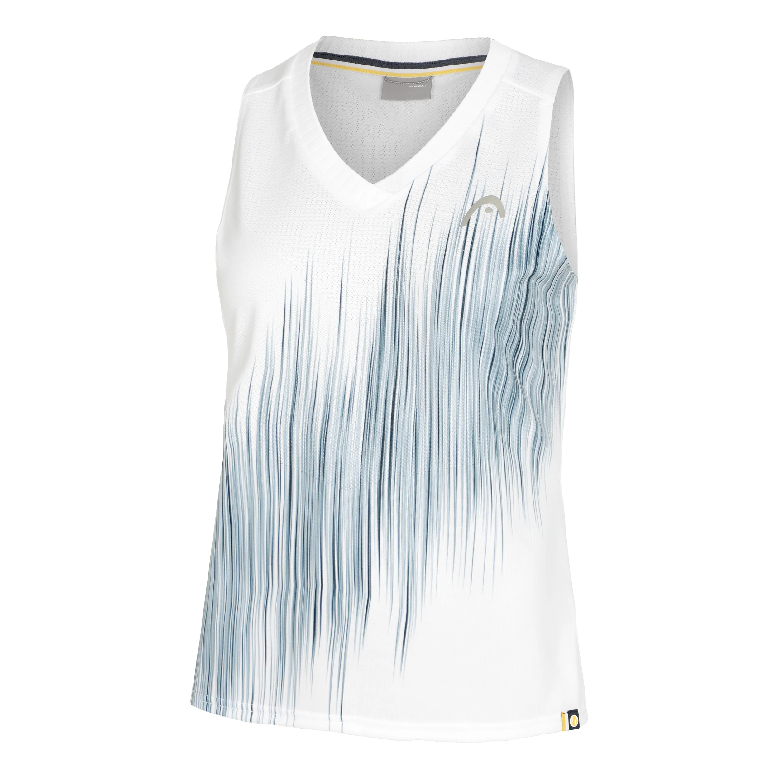Performance Tank-Top Damen-Weiß,Dunkelblau