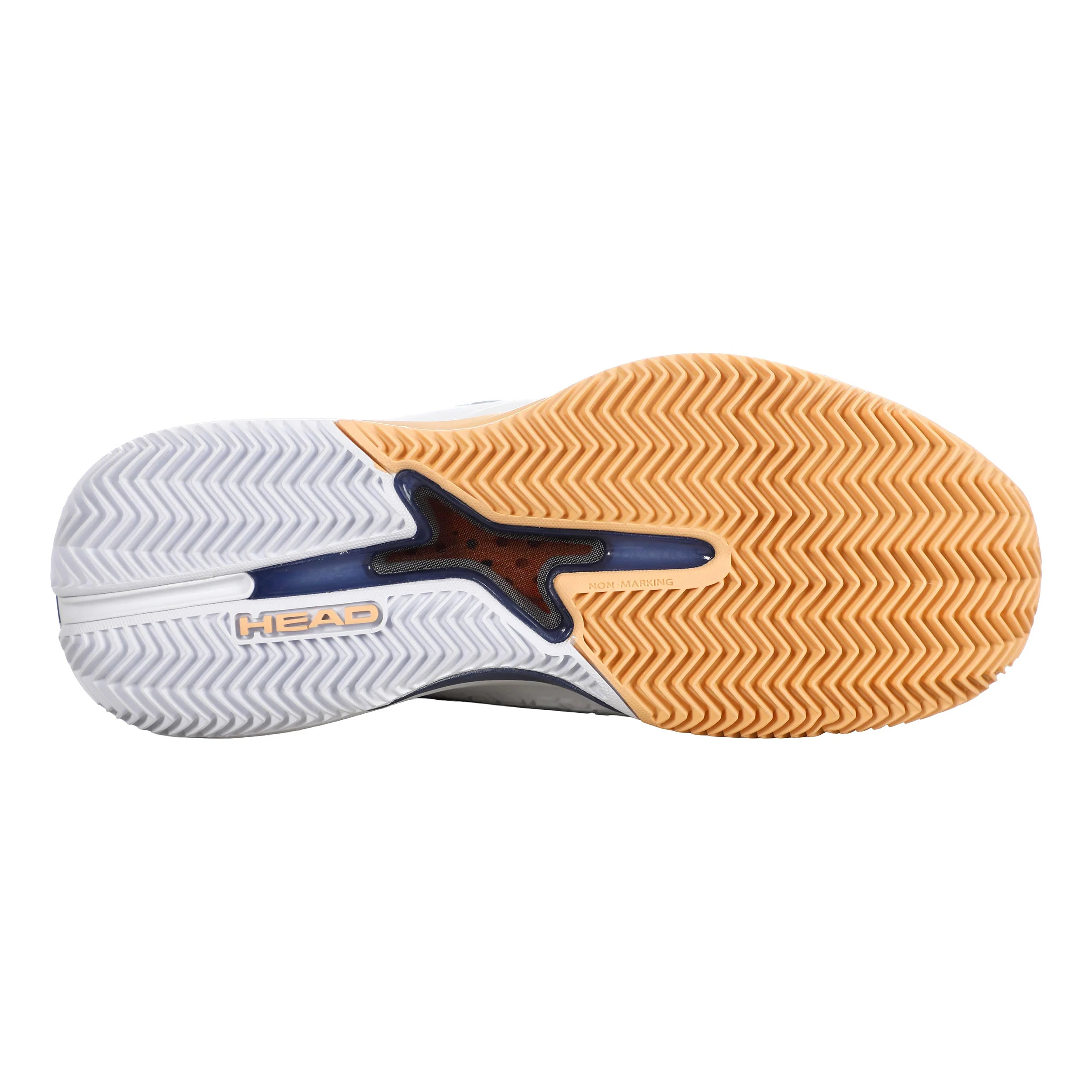 Revolt Pro 5.0  Sandplatzschuh Damen-weiß, apricot - Image 4