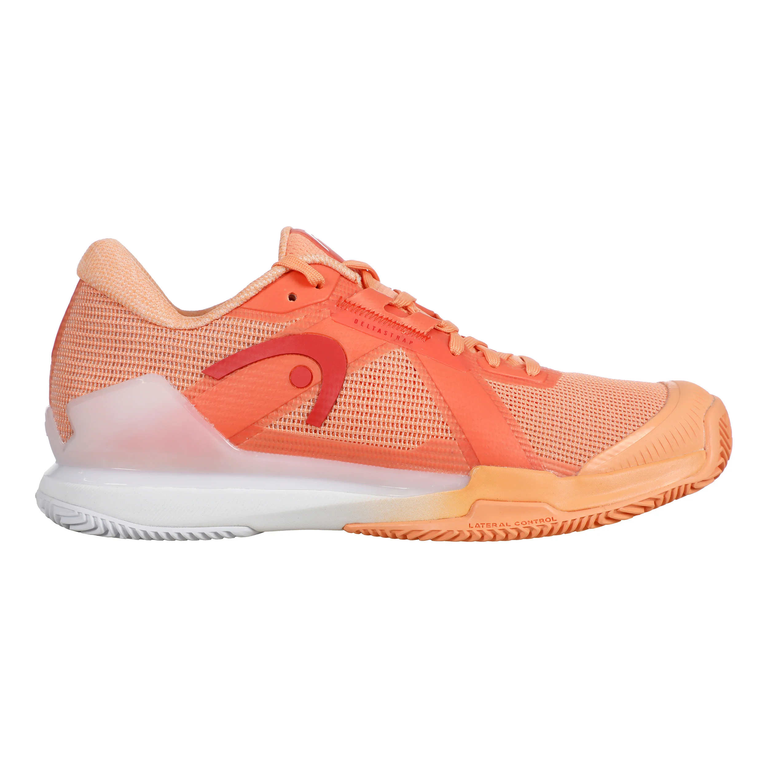 Sprint Pro 4.0 Sandplatzschuh Damen-Koralle,Weiß