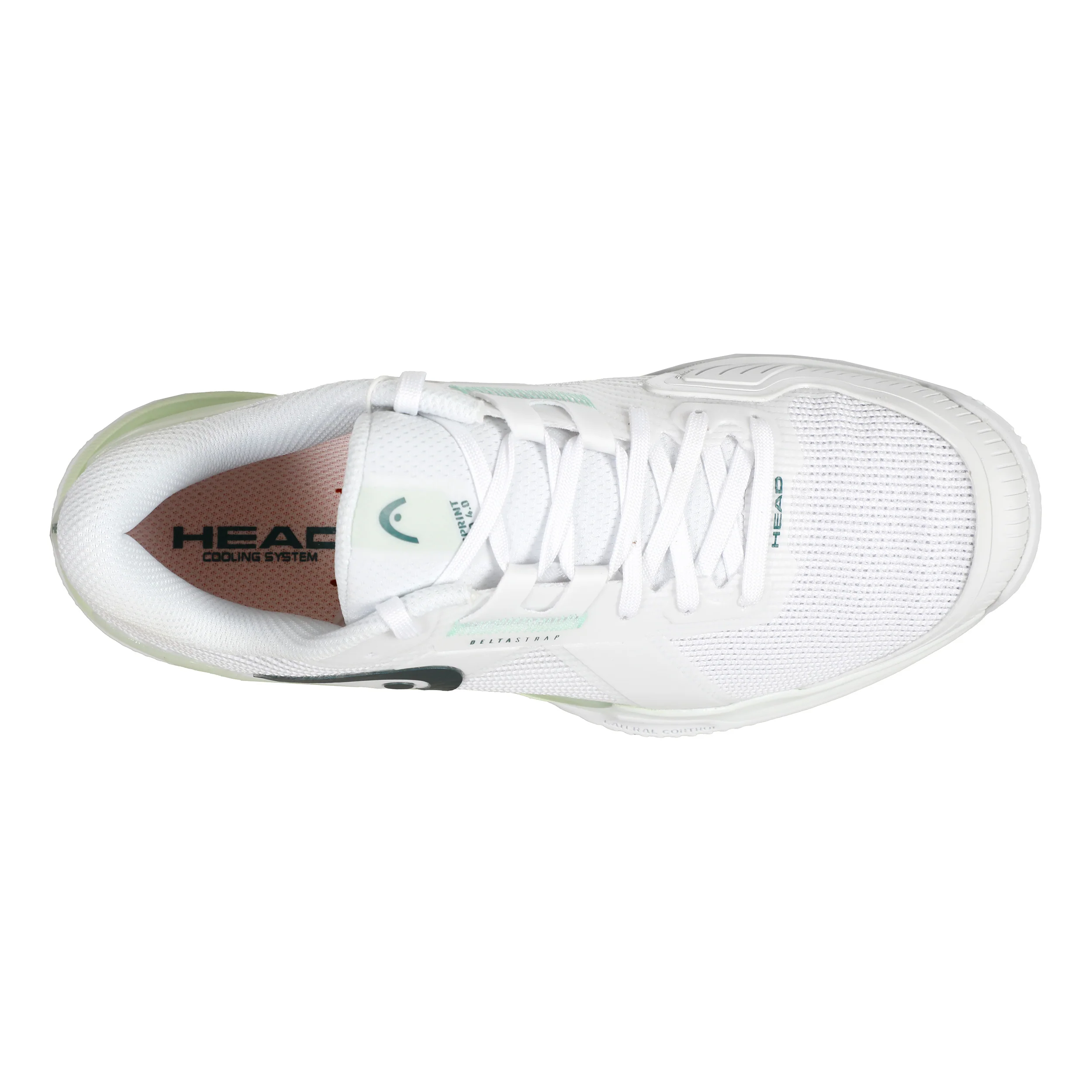 Sprint Pro 4.0 Sandplatzschuh Damen-Weiß,Hellgrün - Image 3