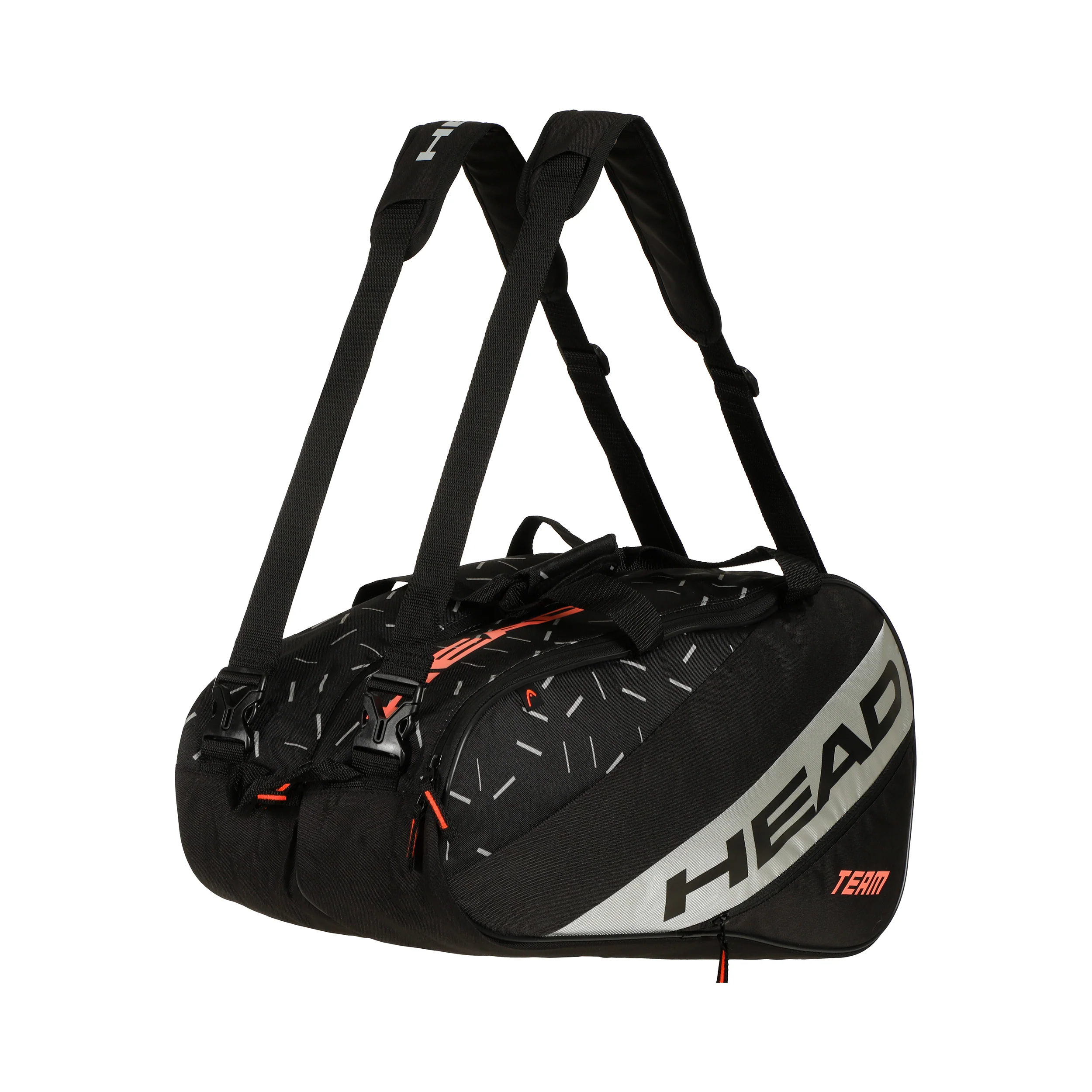 Team Padel Bag L Padelschlägertasche-Schwarz,Silber - Image 5