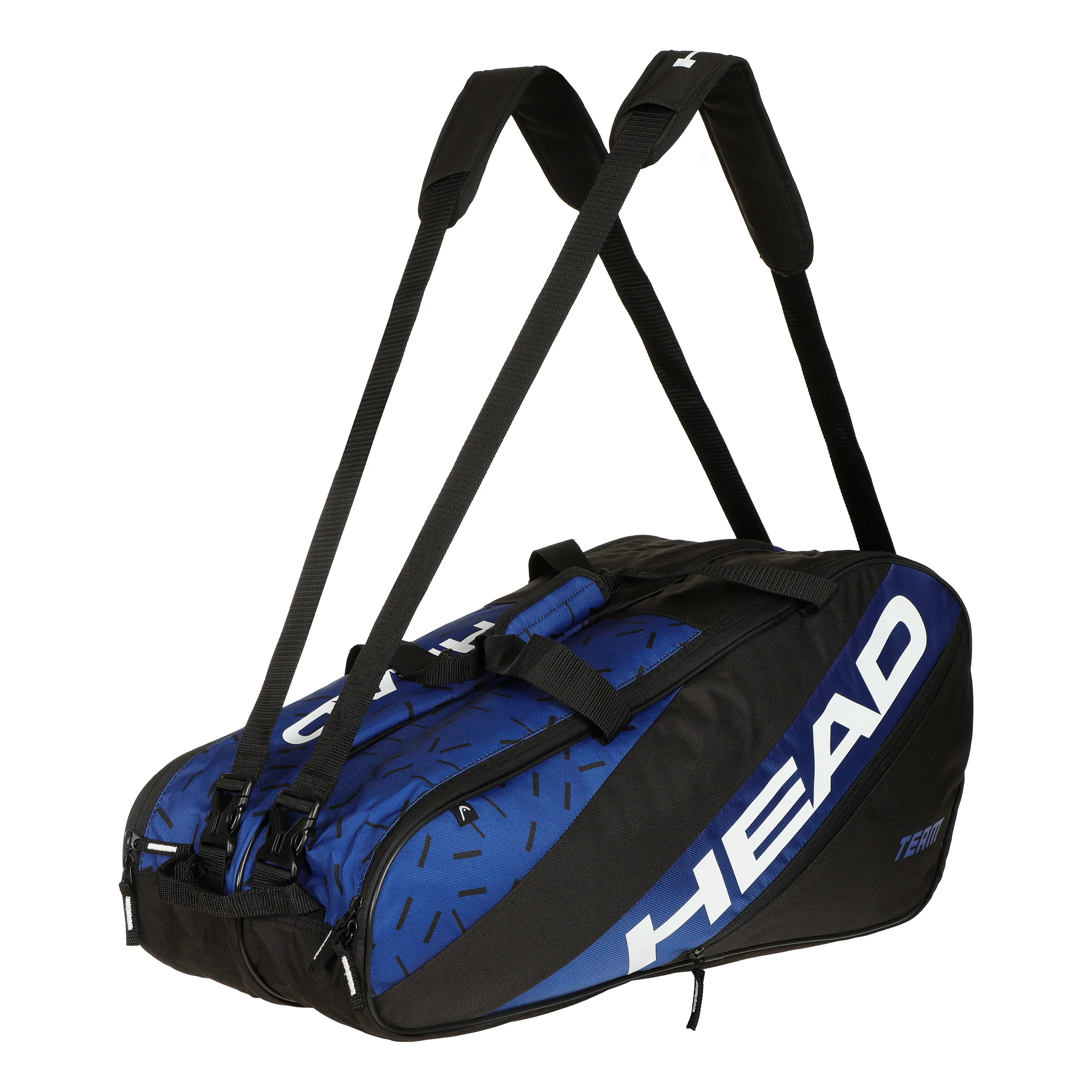 Team Racquet Bag L Schlägertasche-Schwarz,Blau - Image 7