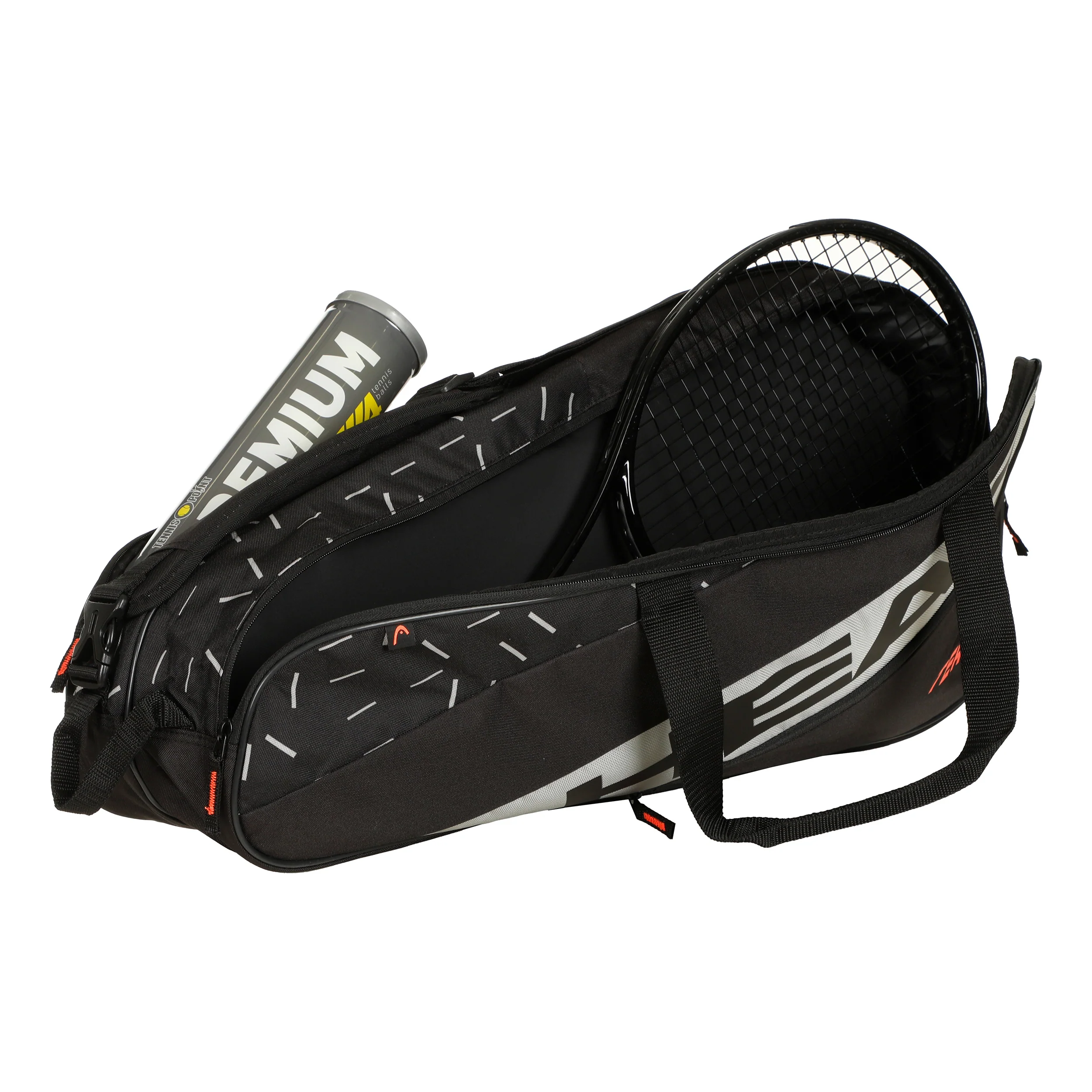 Team Racquet Bag M Schlägertasche 6er-Grün,Schwarz - Image 4