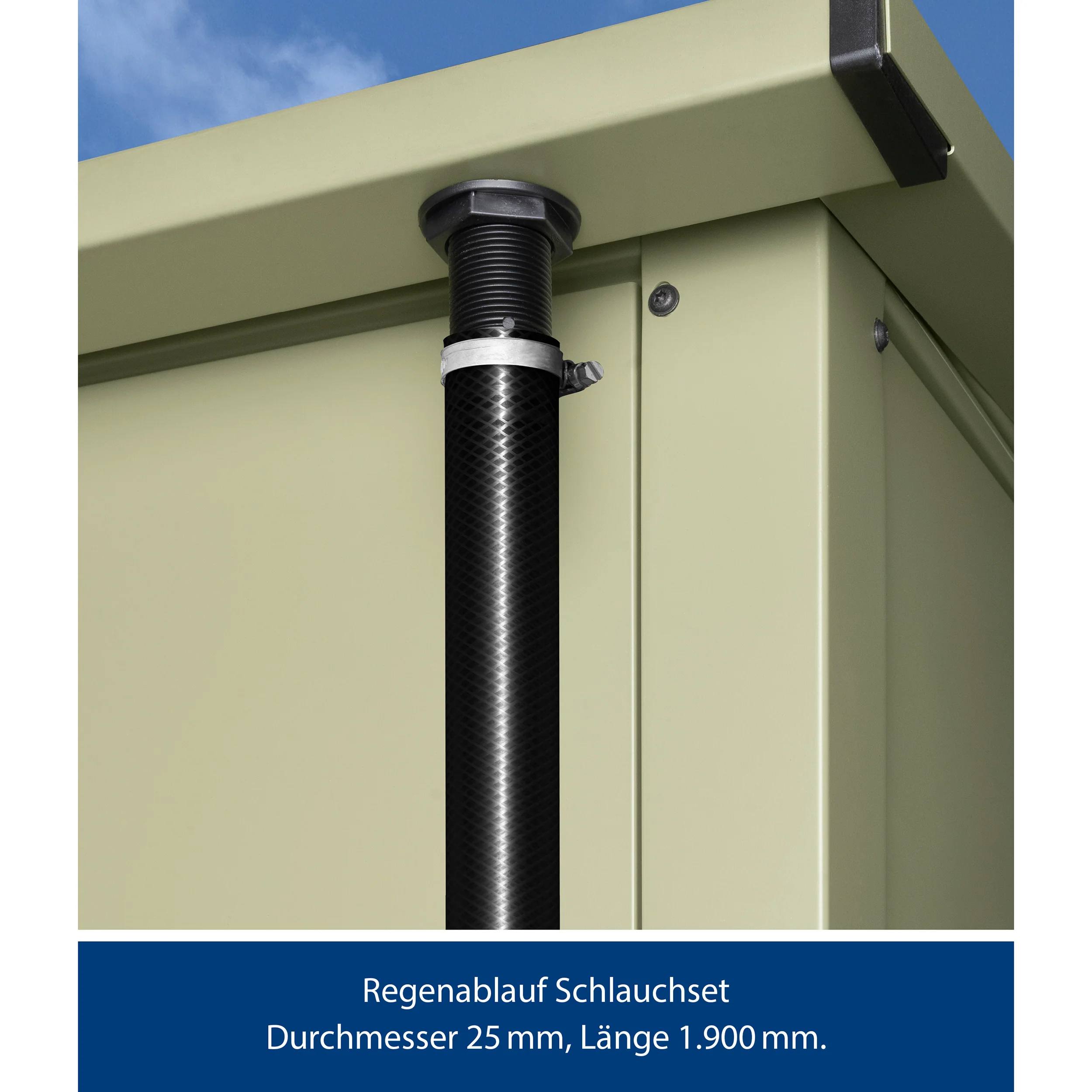 Regenablauf Schlauchset-Schwarz - Image 2