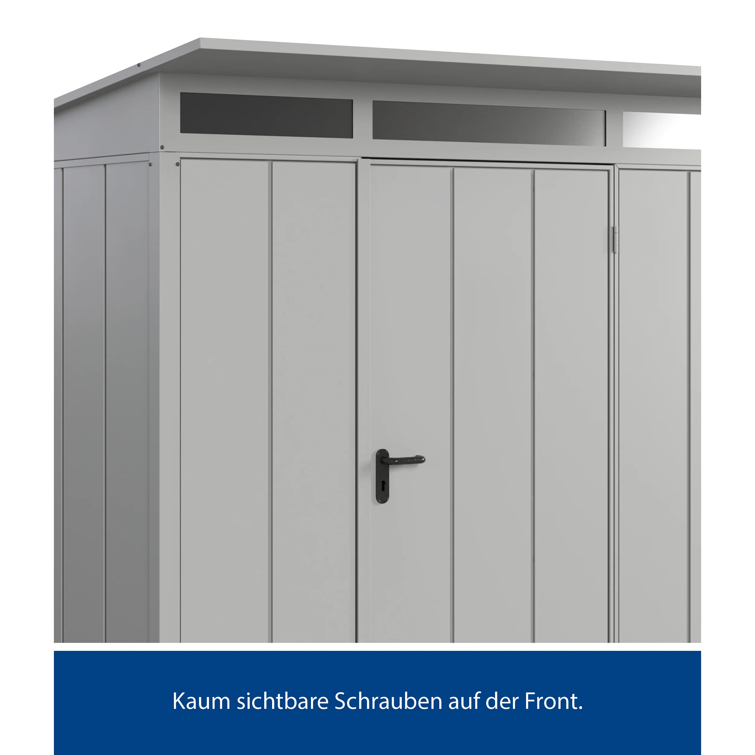 Set Berry Modern-P,Typ 2 Gerätehaus-Weißaluminium - Image 9